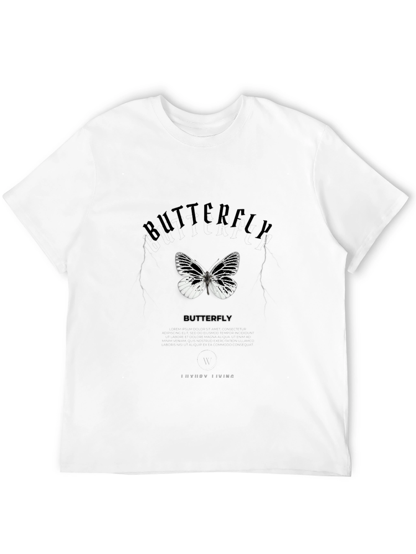 Butterfly Graphic Tee - Modern Style