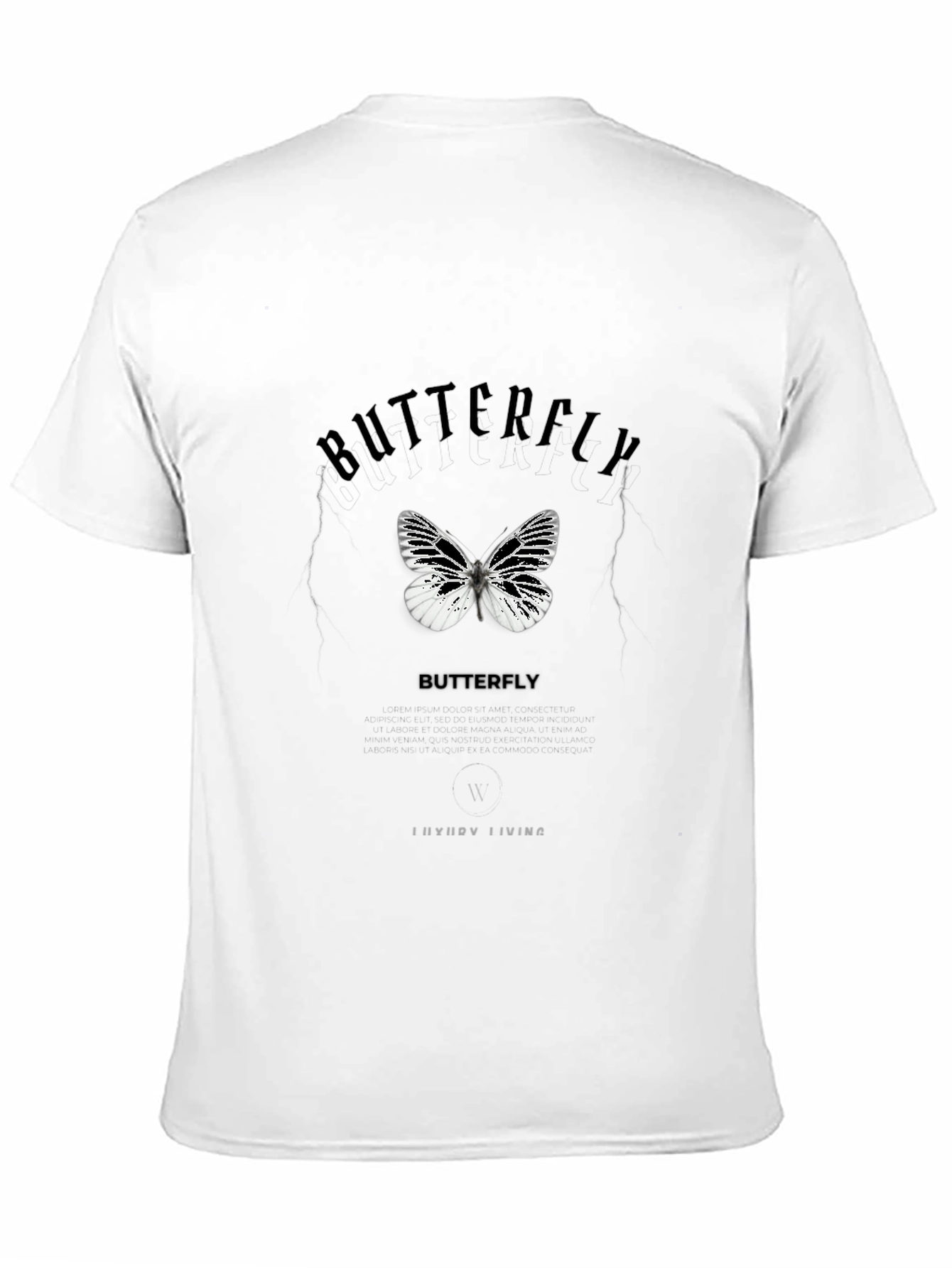 Butterfly Graphic Tee - Modern Style