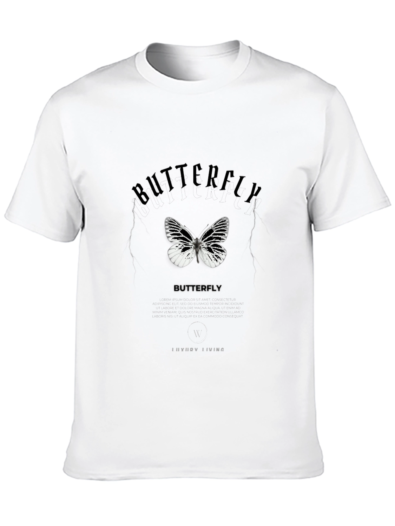 Butterfly Graphic Tee - Modern Style