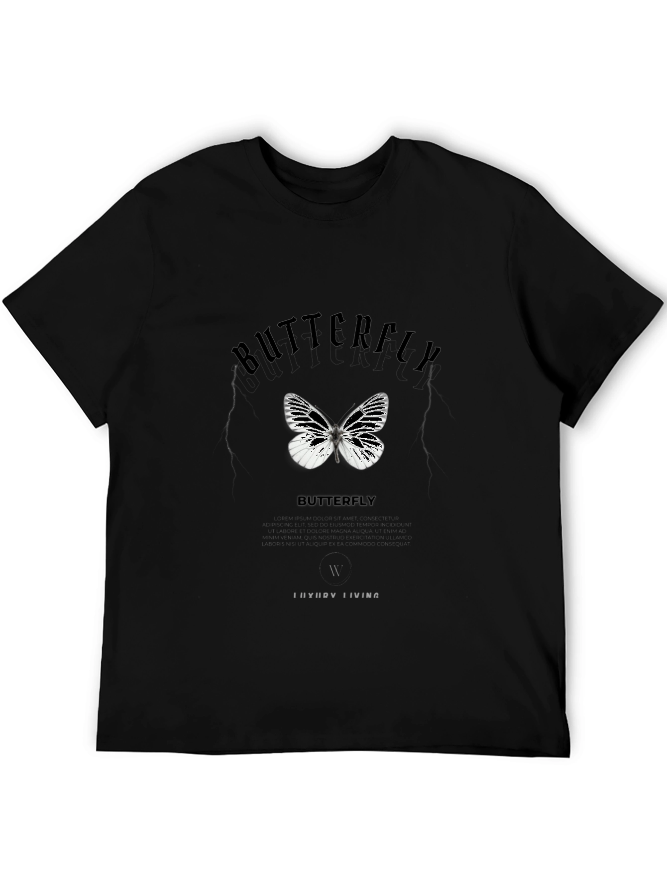 Butterfly Graphic Tee - Modern Style