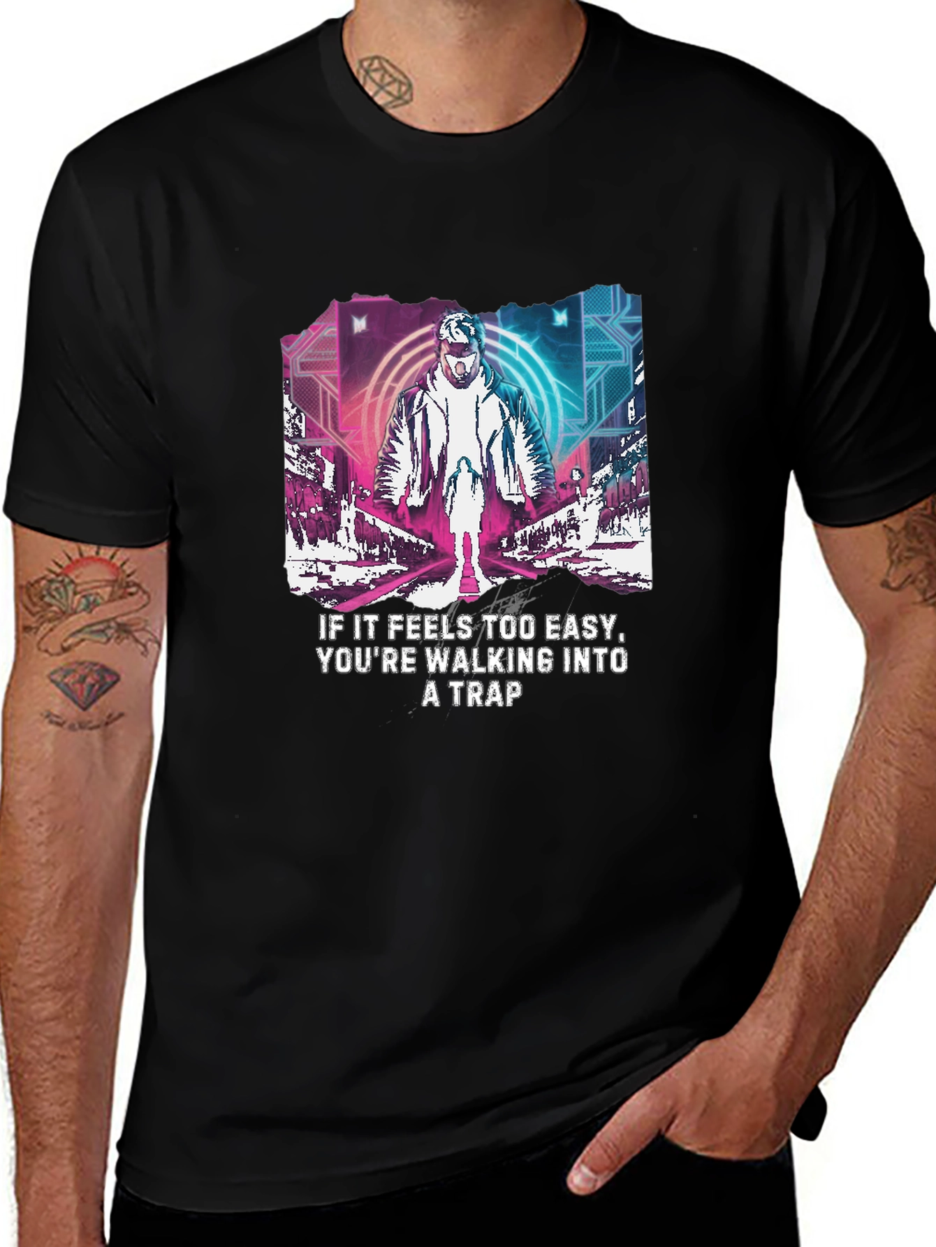 Walking Into A Trap Graphic T-Shirt