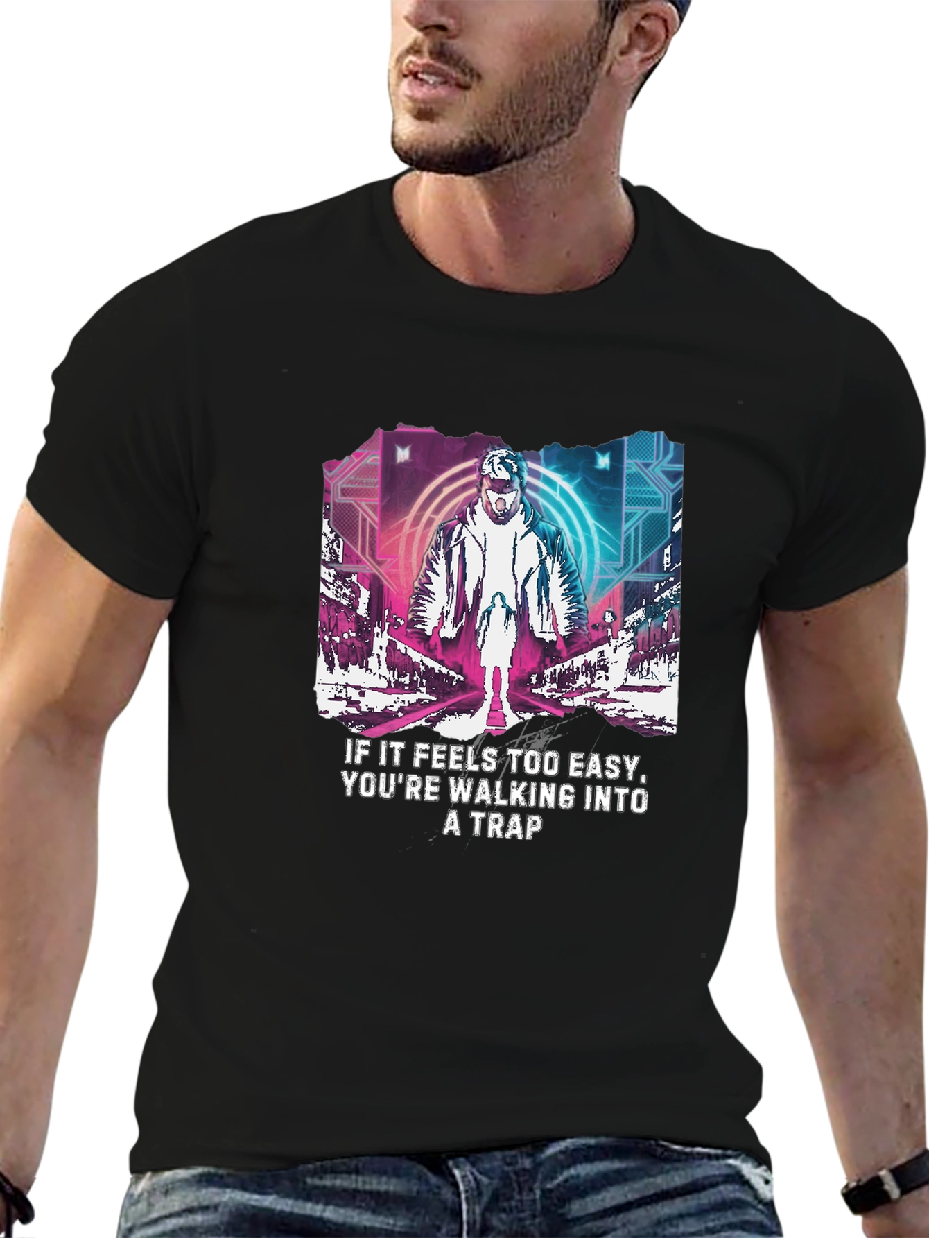 Walking Into A Trap Graphic T-Shirt