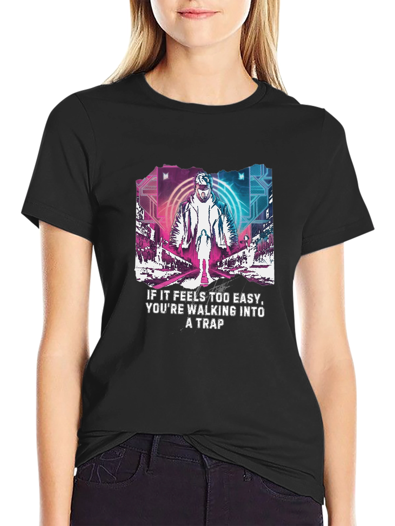 Walking Into A Trap Graphic T-Shirt