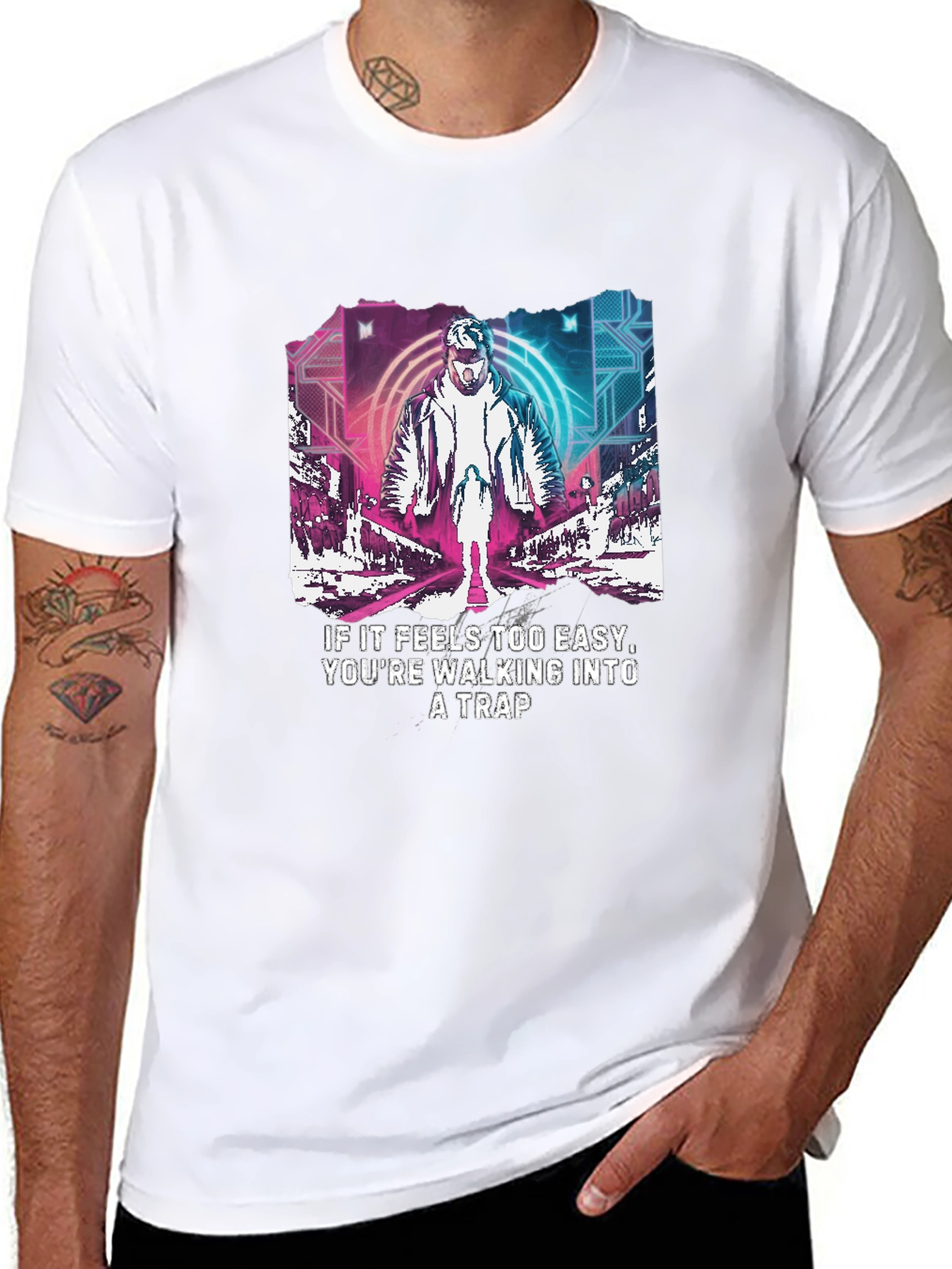 Walking Into A Trap Graphic T-Shirt