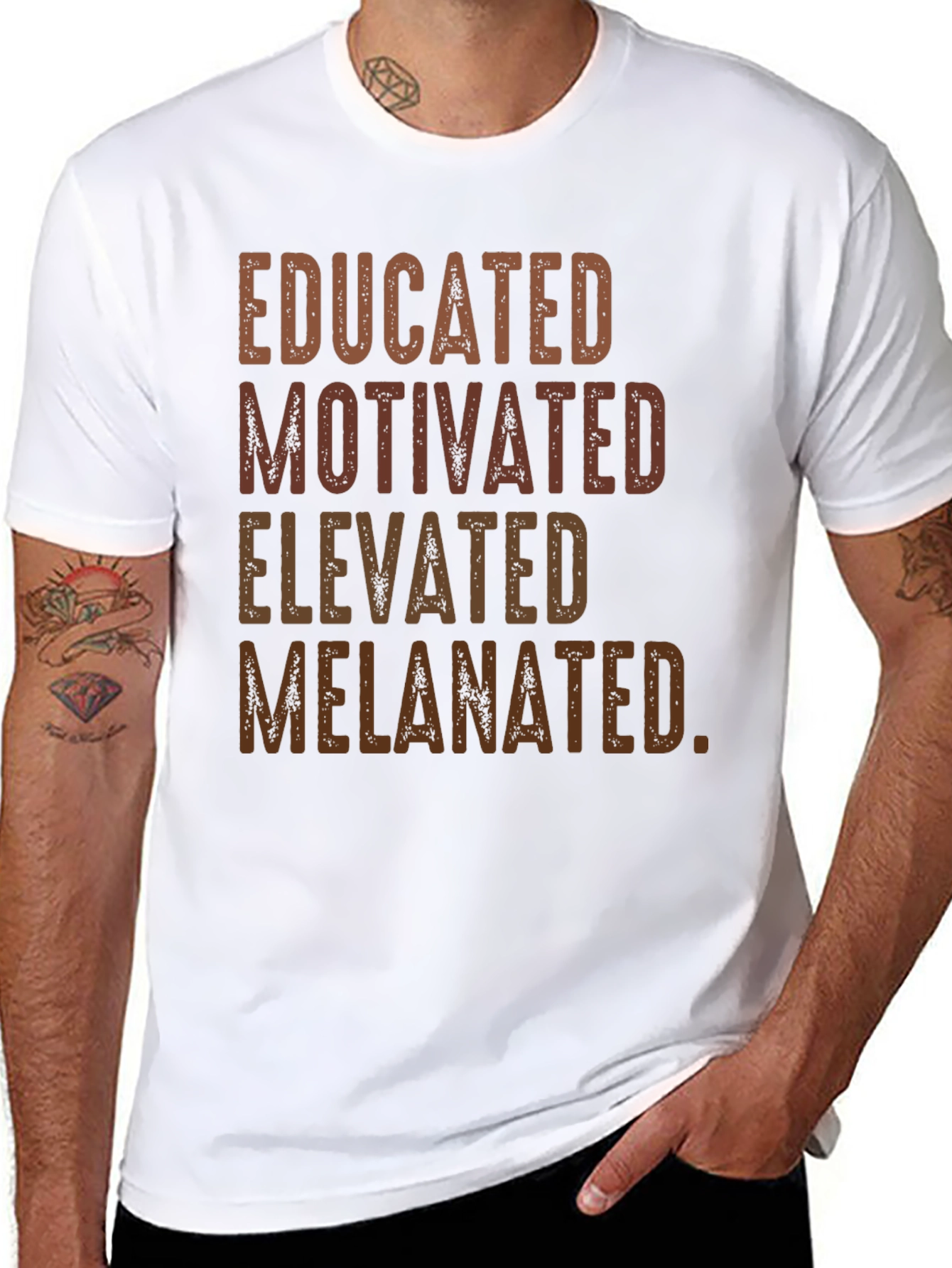 Educated Motivated Elevated Melanin T-Shirt
