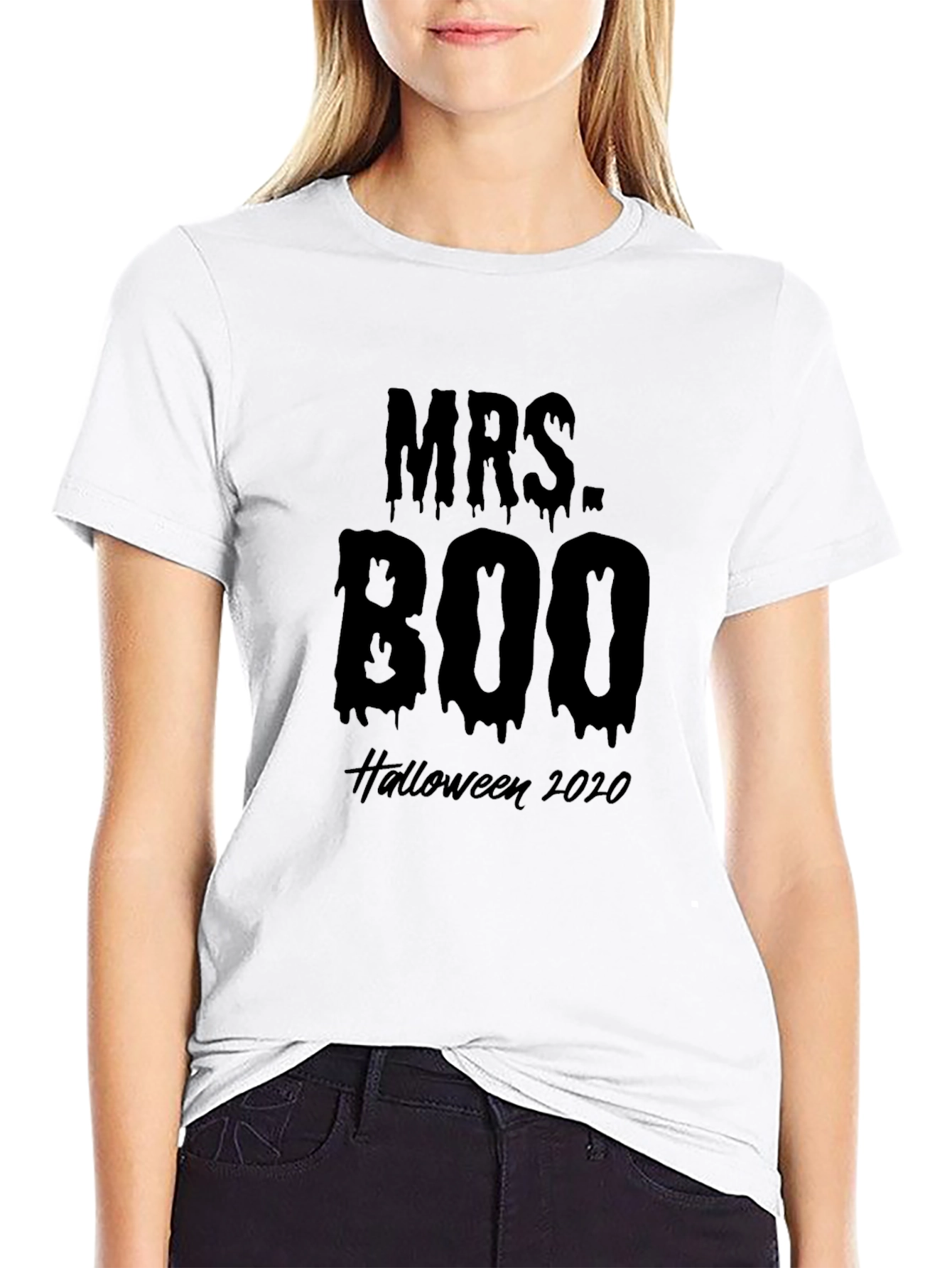 Mrs. Boo Halloween 2020 Graphic T-Shirt