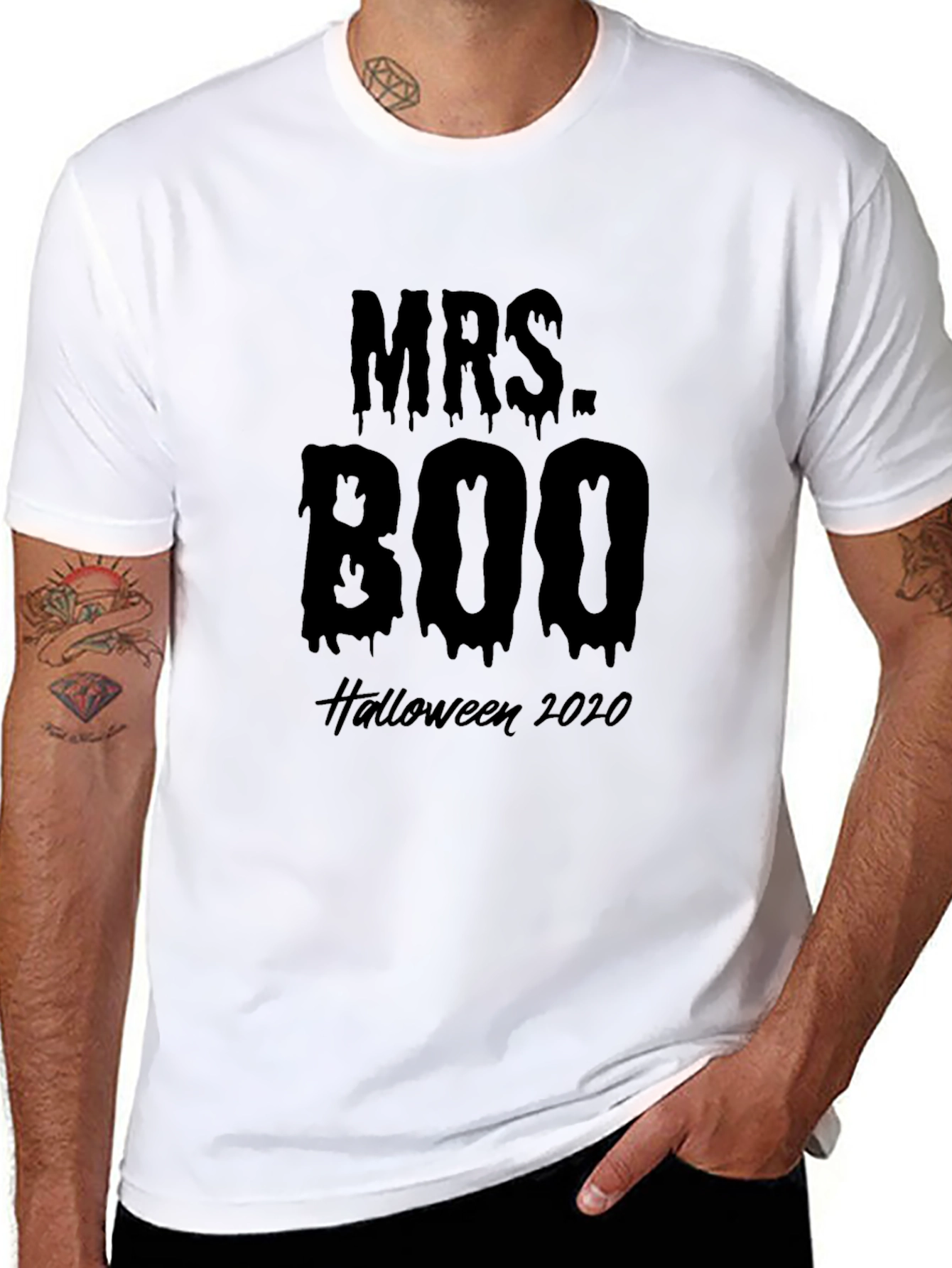 Mrs. Boo Halloween 2020 Graphic T-Shirt