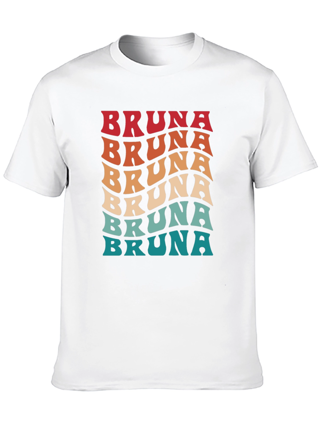 Retro Bruna Name T-Shirt