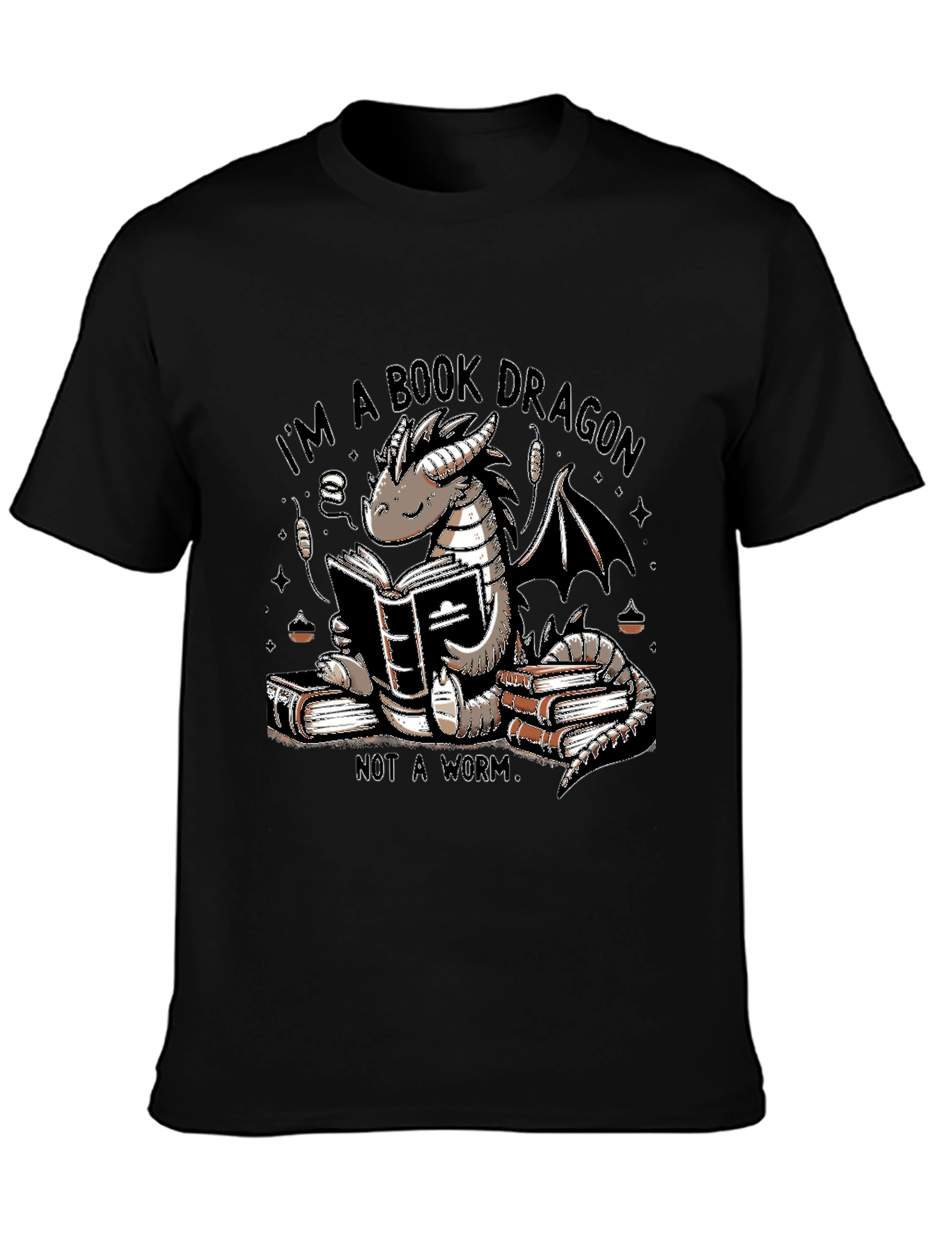 Book Dragon T-Shirt - Literary Graphic Tee