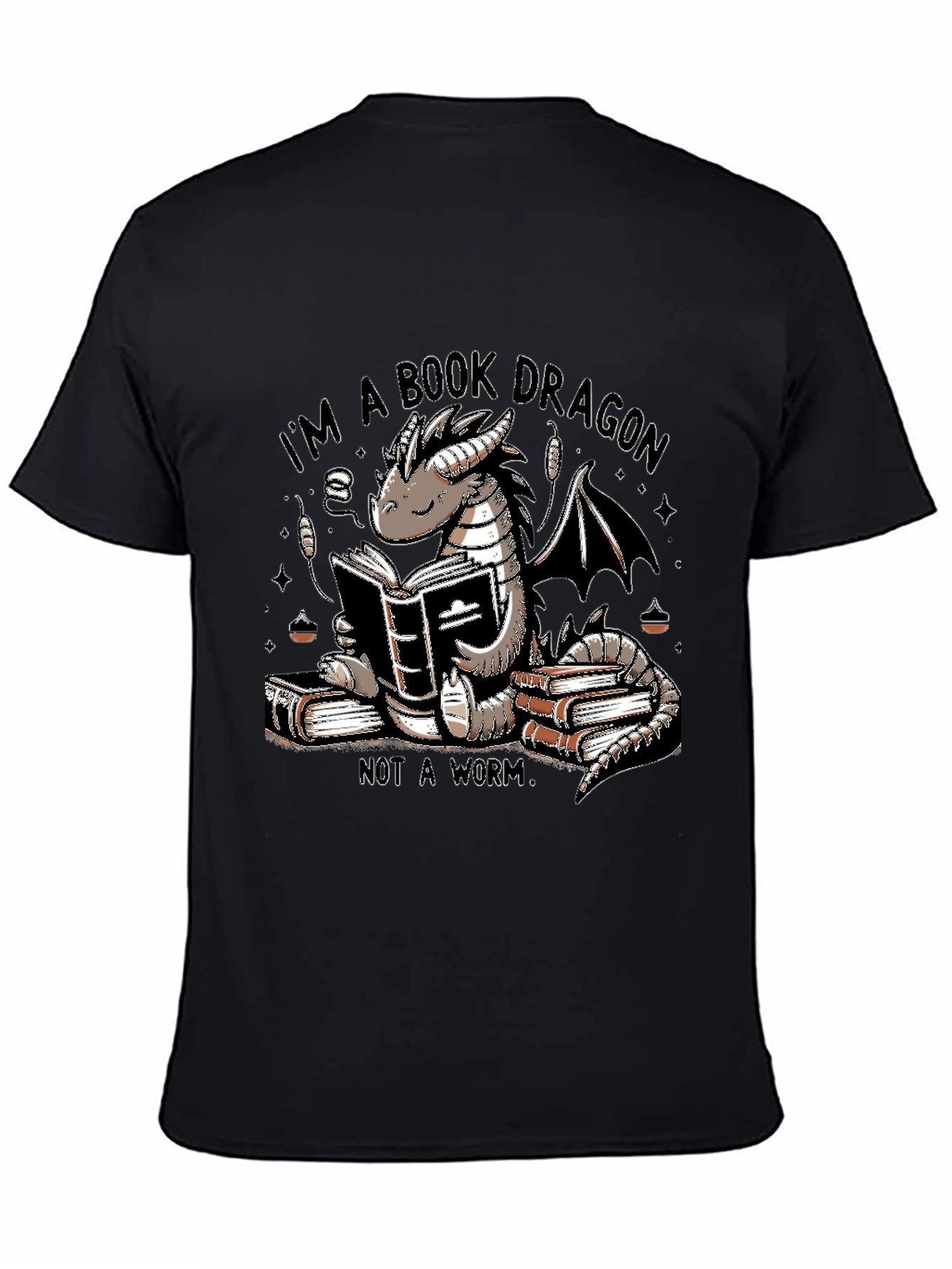Book Dragon T-Shirt - Literary Graphic Tee