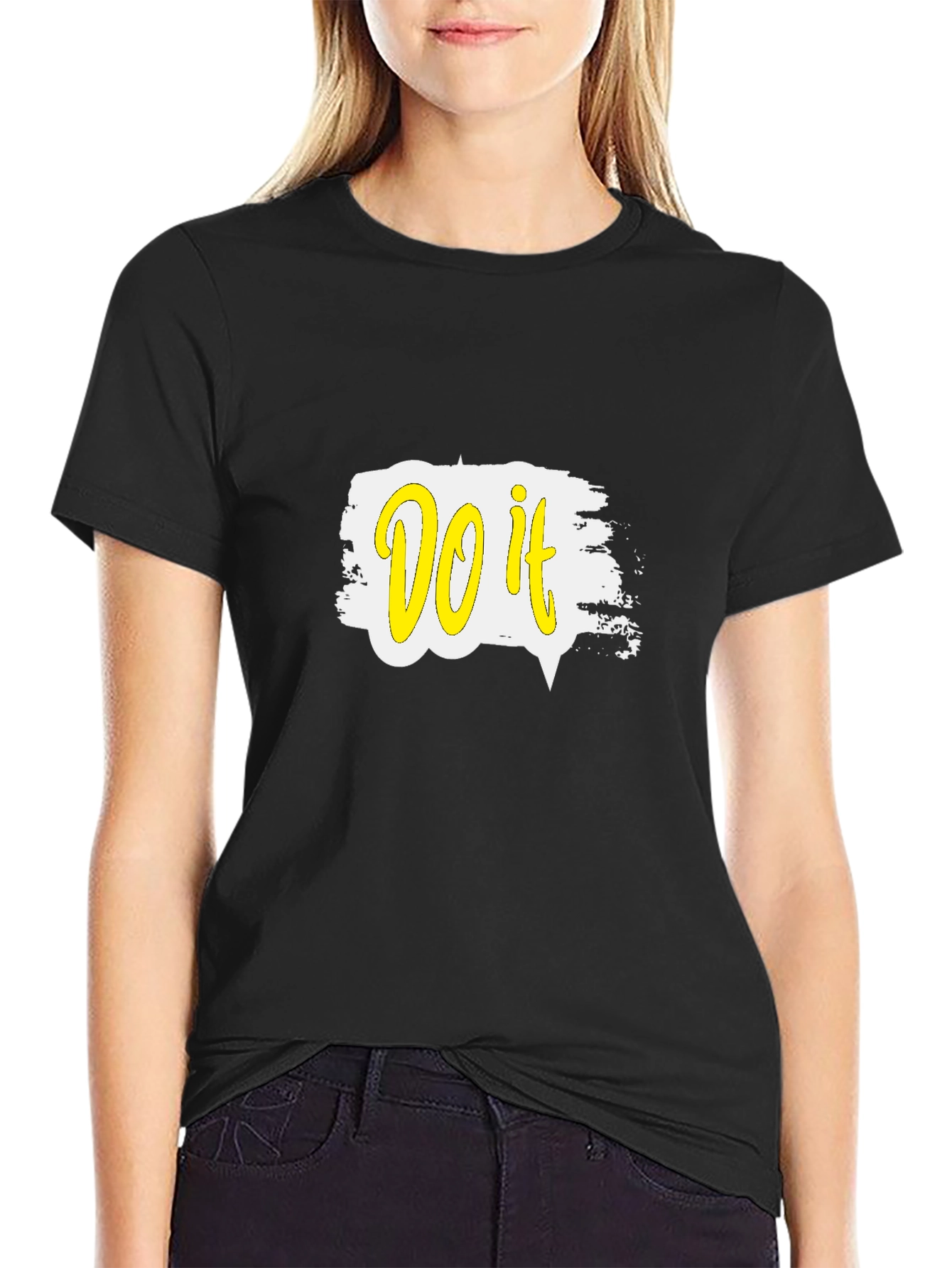 Do It T-Shirt Motivational Tee Black