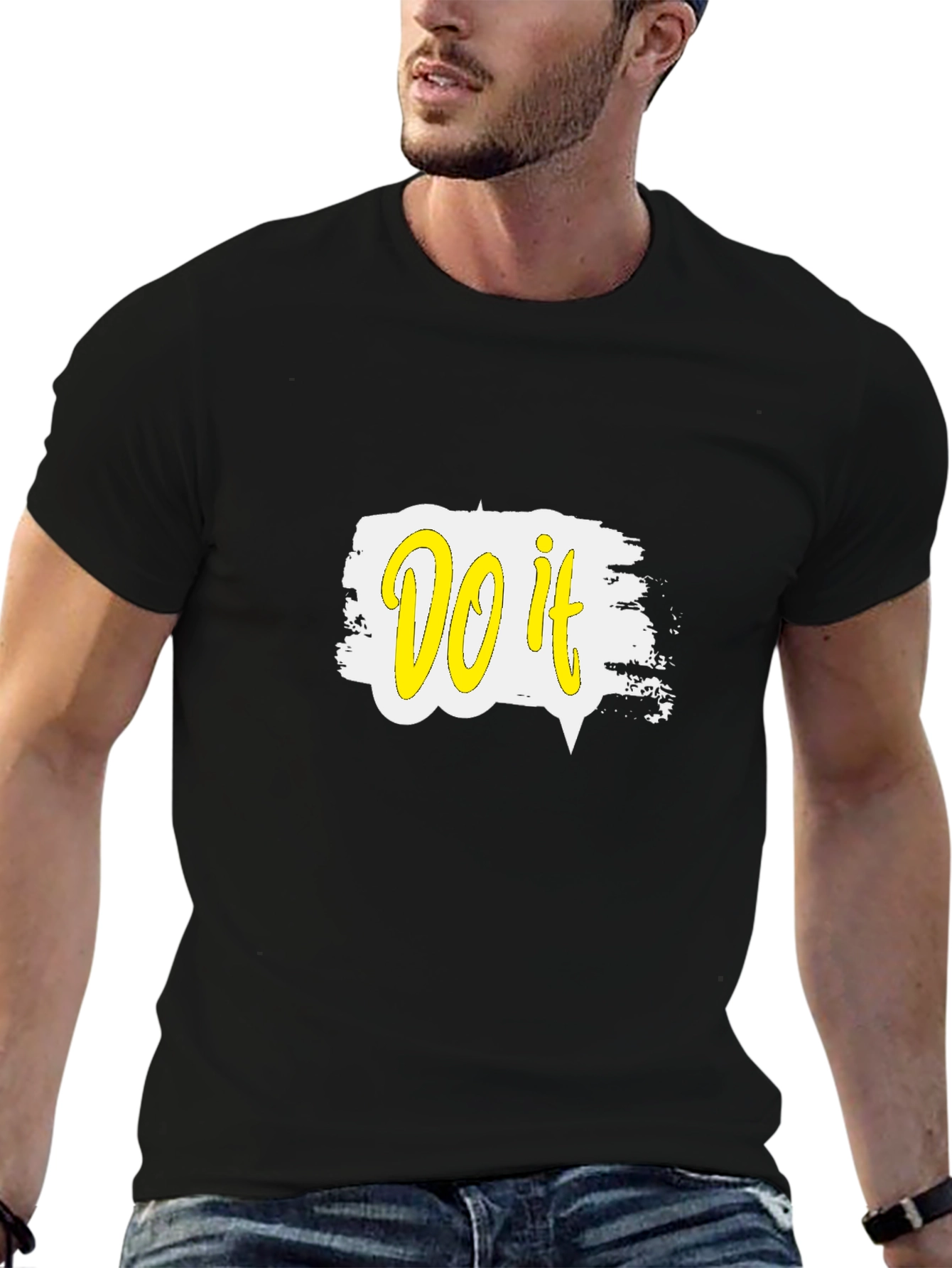 Do It T-Shirt Motivational Tee Black