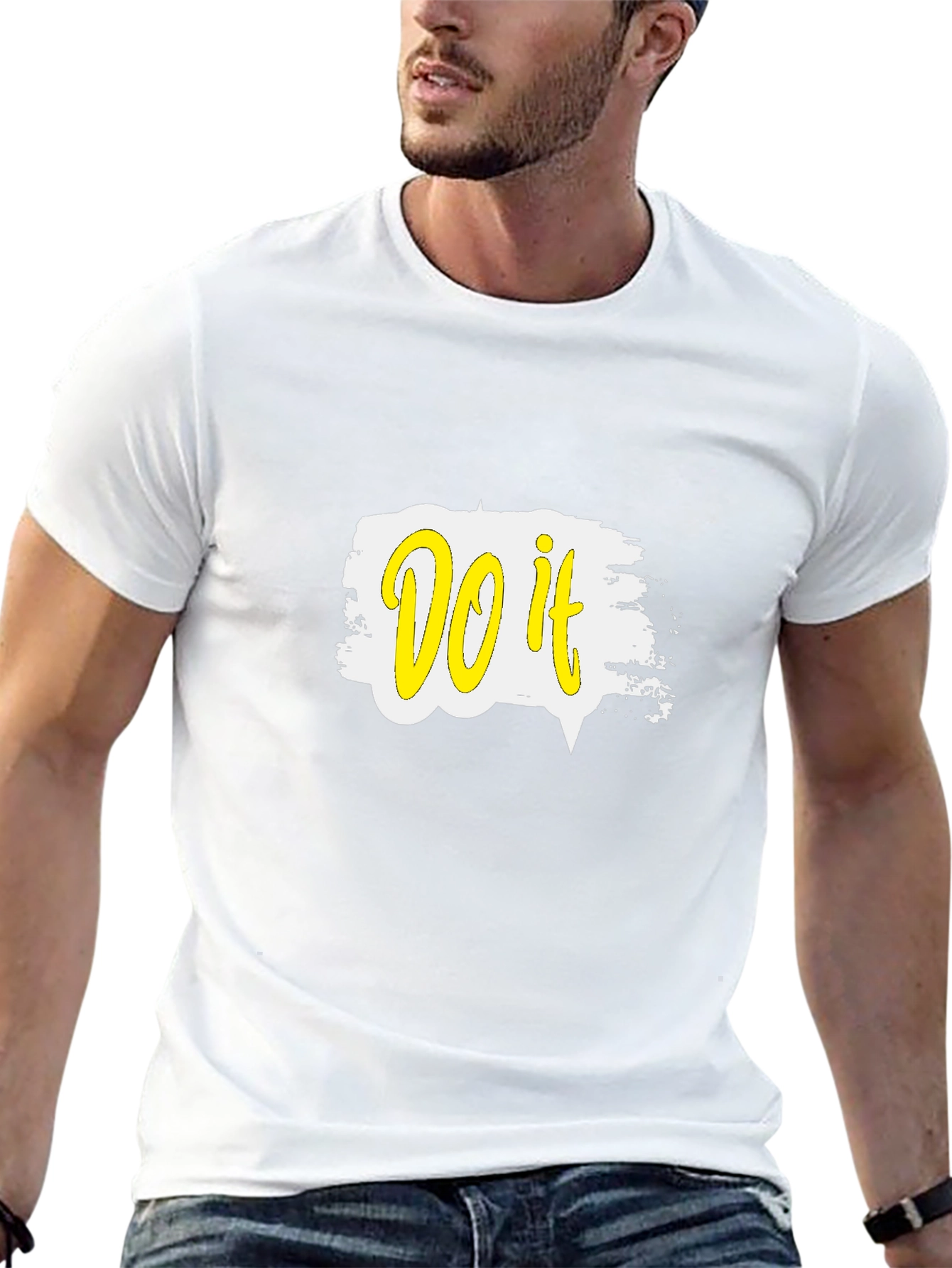 Do It T-Shirt Motivational Tee Black