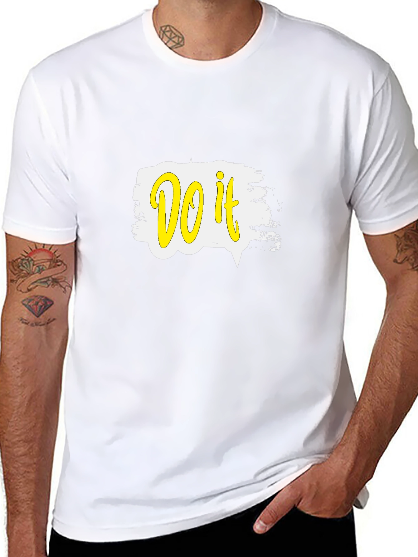 Do It T-Shirt Motivational Tee Black