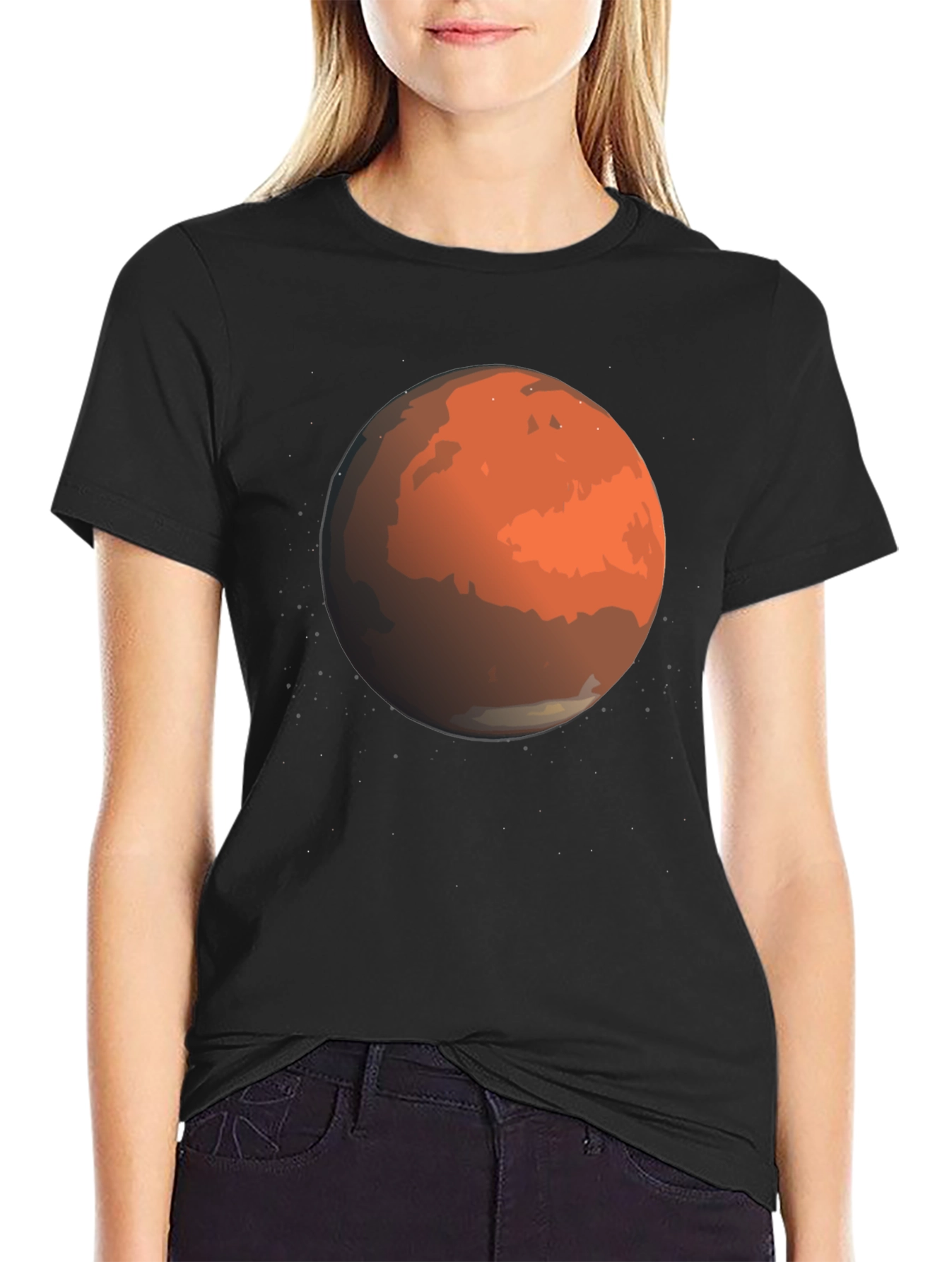 Mars Graphic T-Shirt - Space Fan Tee