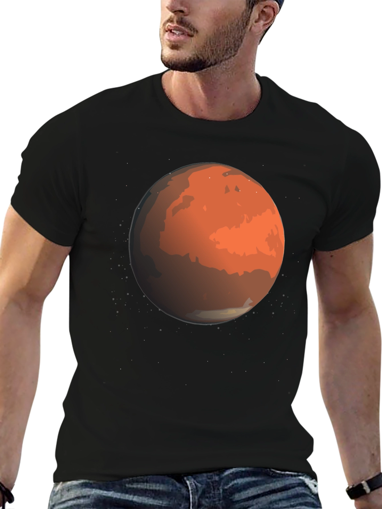 Mars Graphic T-Shirt - Space Fan Tee