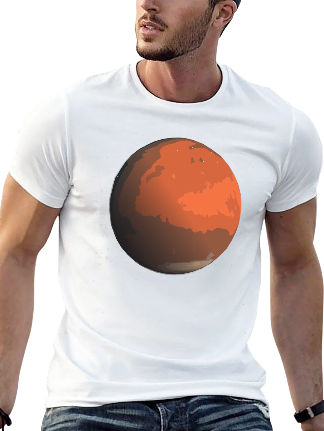 Mars Graphic T-Shirt - Space Fan Tee