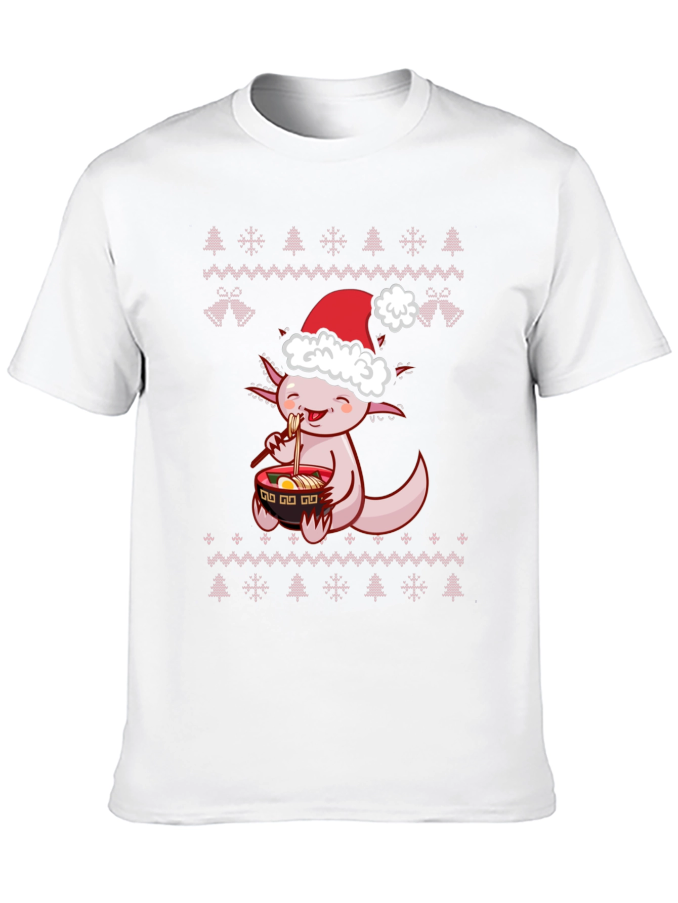 Axolotl Ramen Christmas T-Shirt