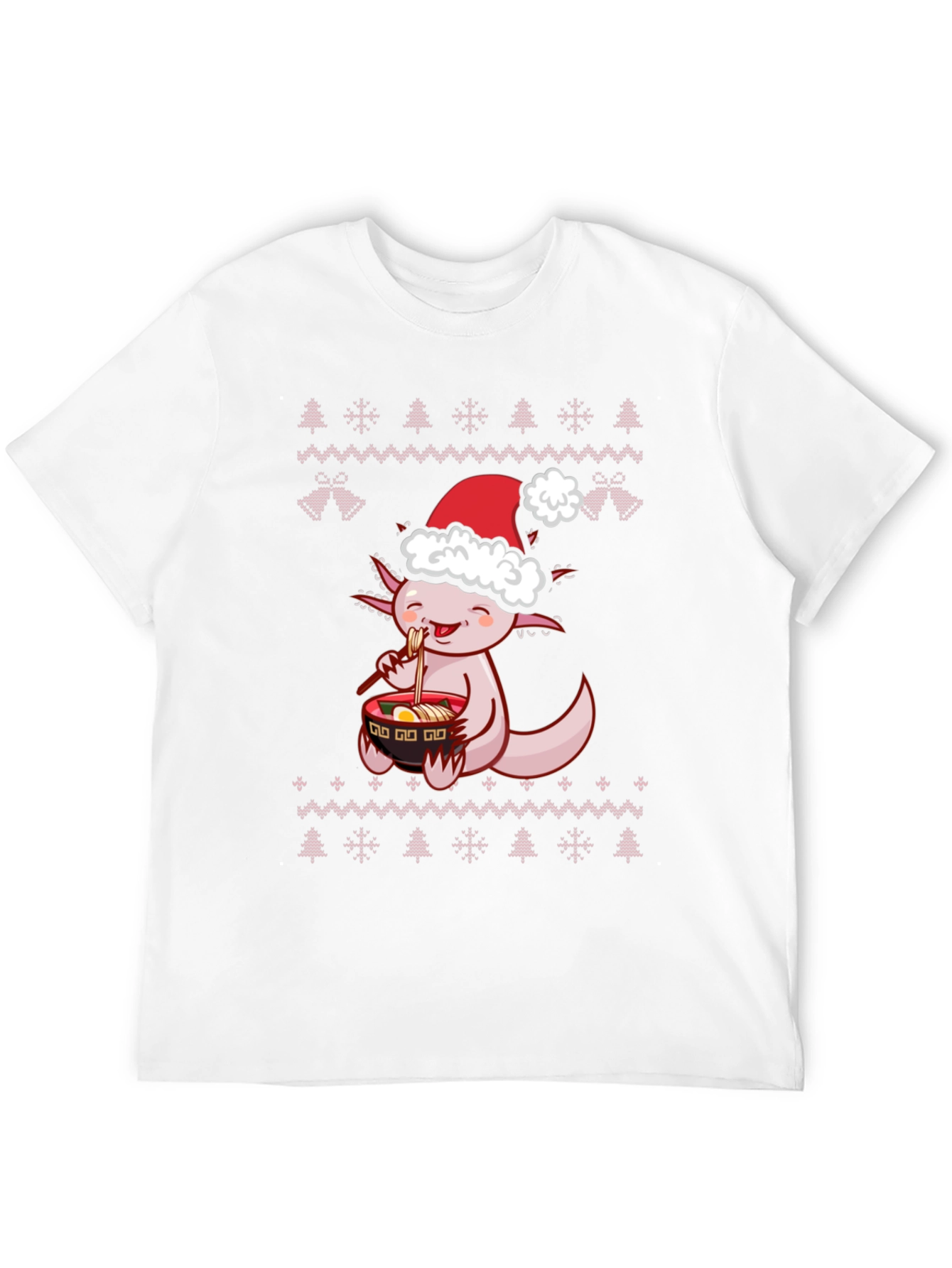 Axolotl Ramen Christmas T-Shirt