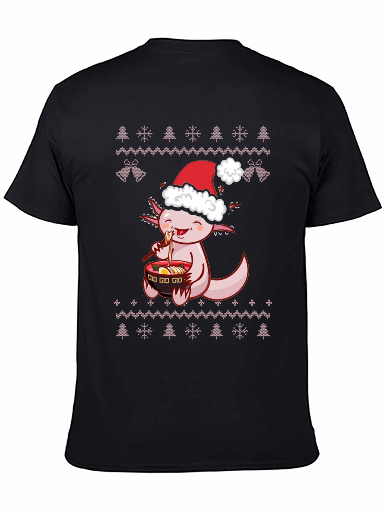 Axolotl Ramen Christmas T-Shirt