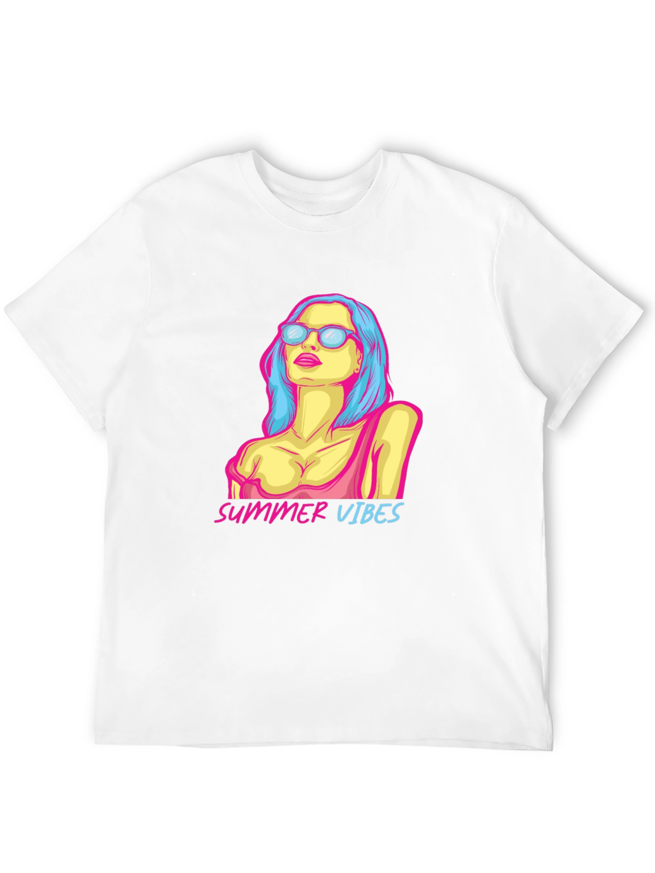 Summer Vibes Graphic Tee - Black T-Shirt