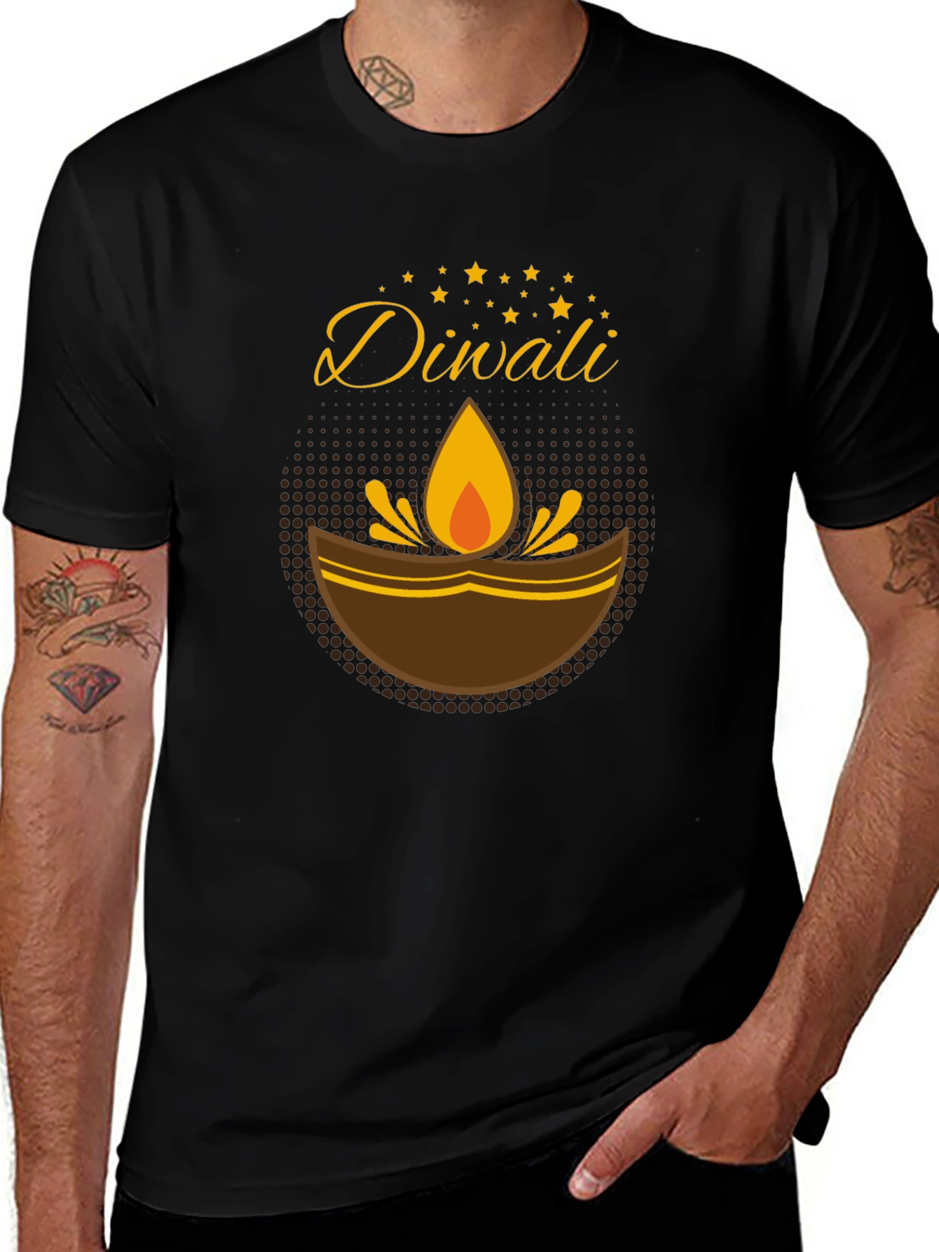 Diwali Festival Graphic T-Shirt - Celebration Tee