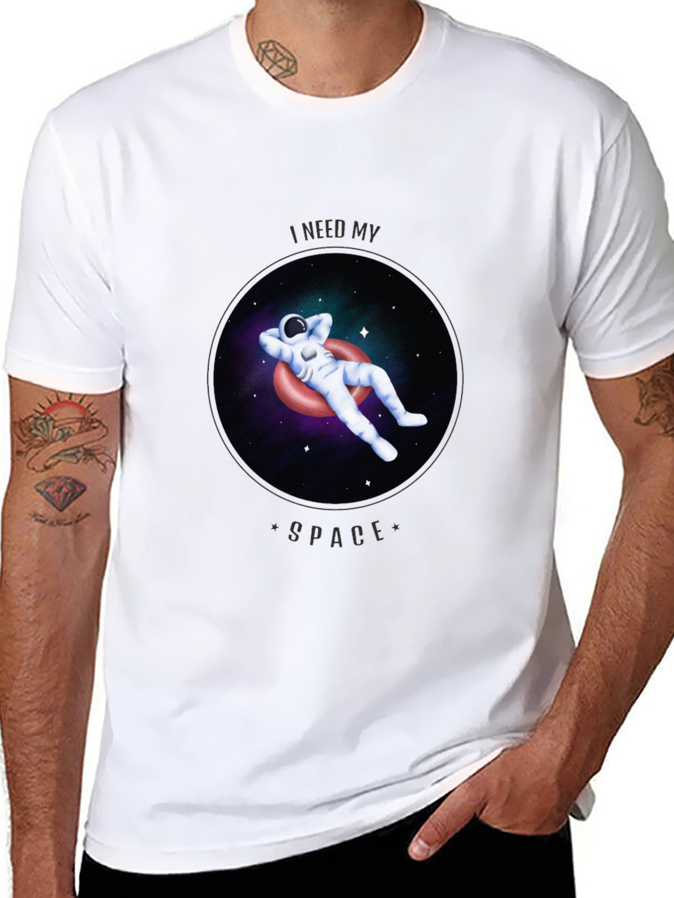 Astronaut Space T-Shirt - Relaxed Fit
