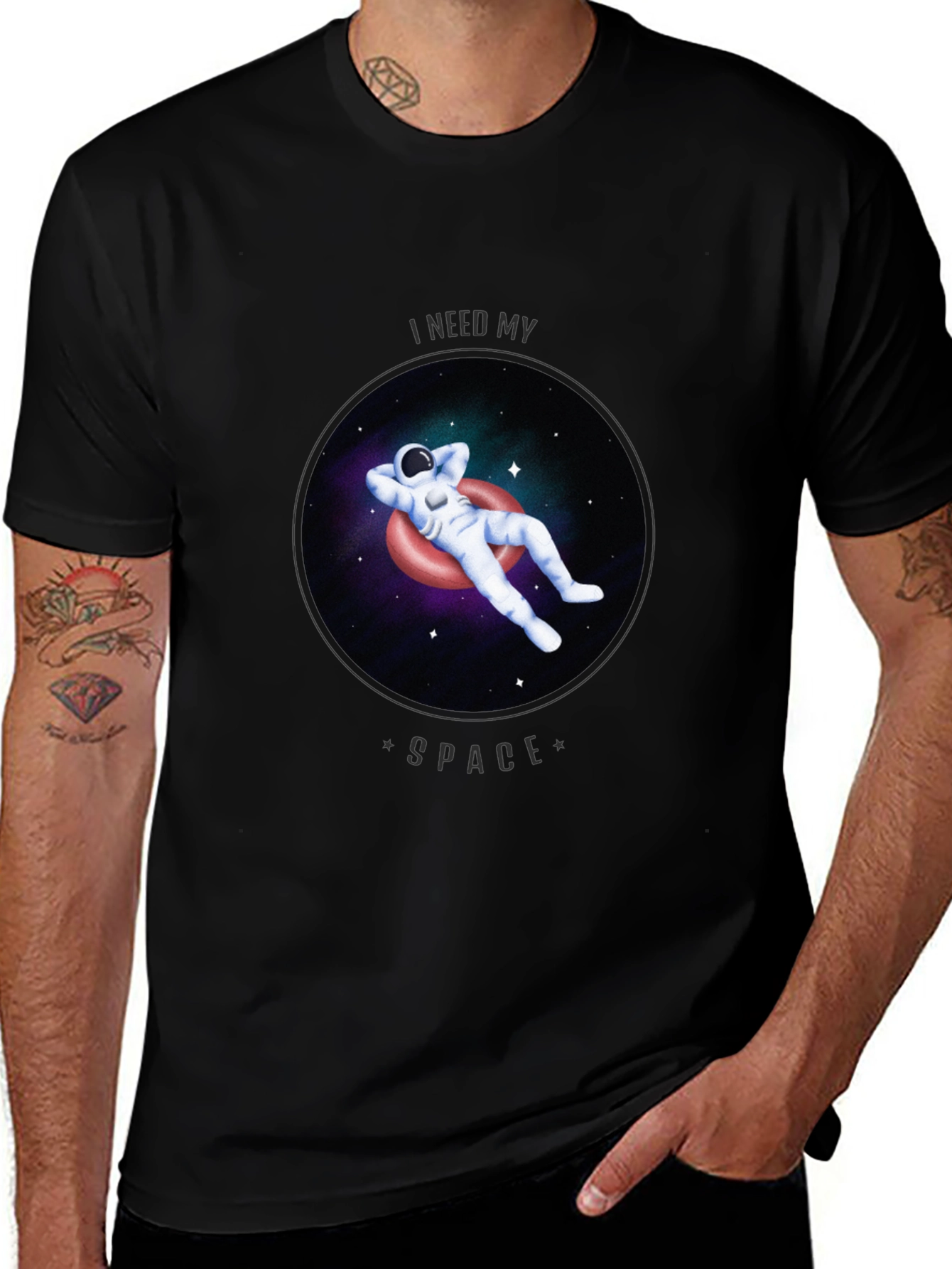 Astronaut Space T-Shirt - Relaxed Fit