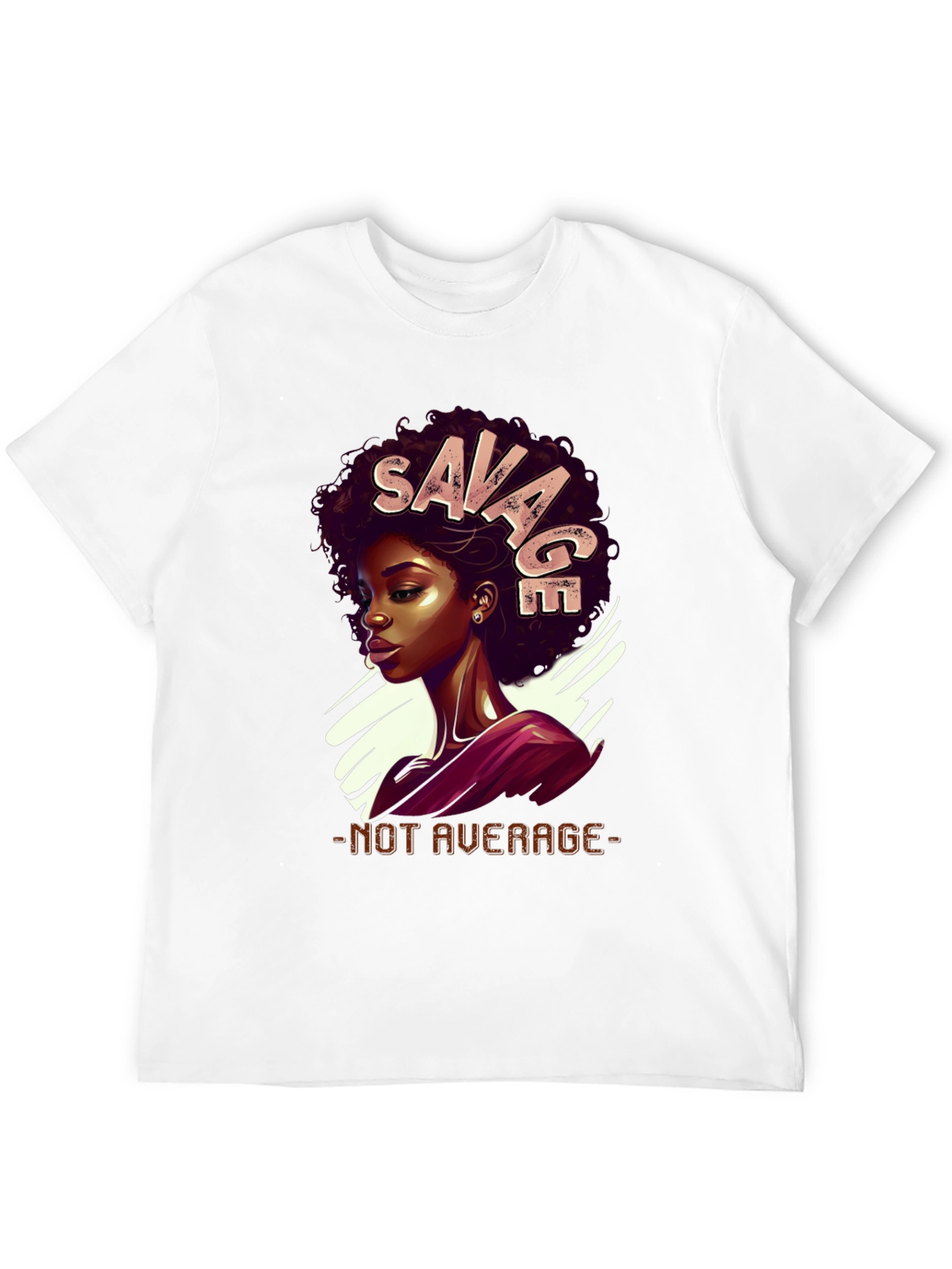 Savage Graphic Tee - Not Average Black T-Shirt