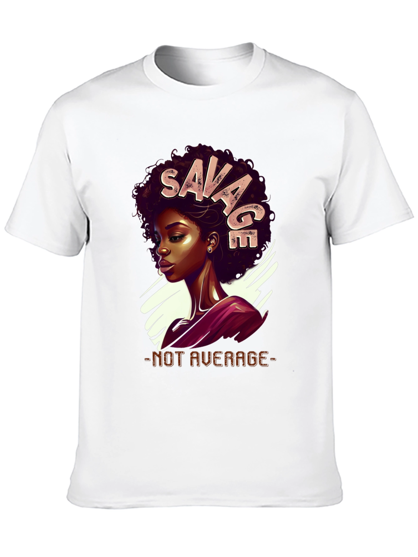 Savage Graphic Tee - Not Average Black T-Shirt