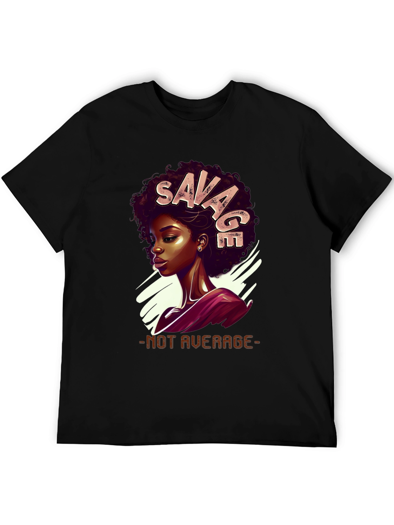 Savage Graphic Tee - Not Average Black T-Shirt