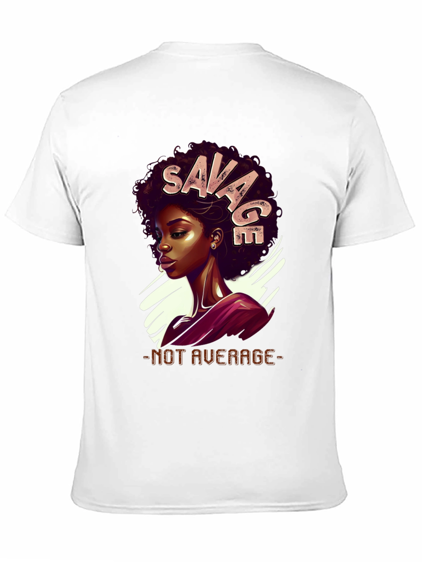 Savage Graphic Tee - Not Average Black T-Shirt
