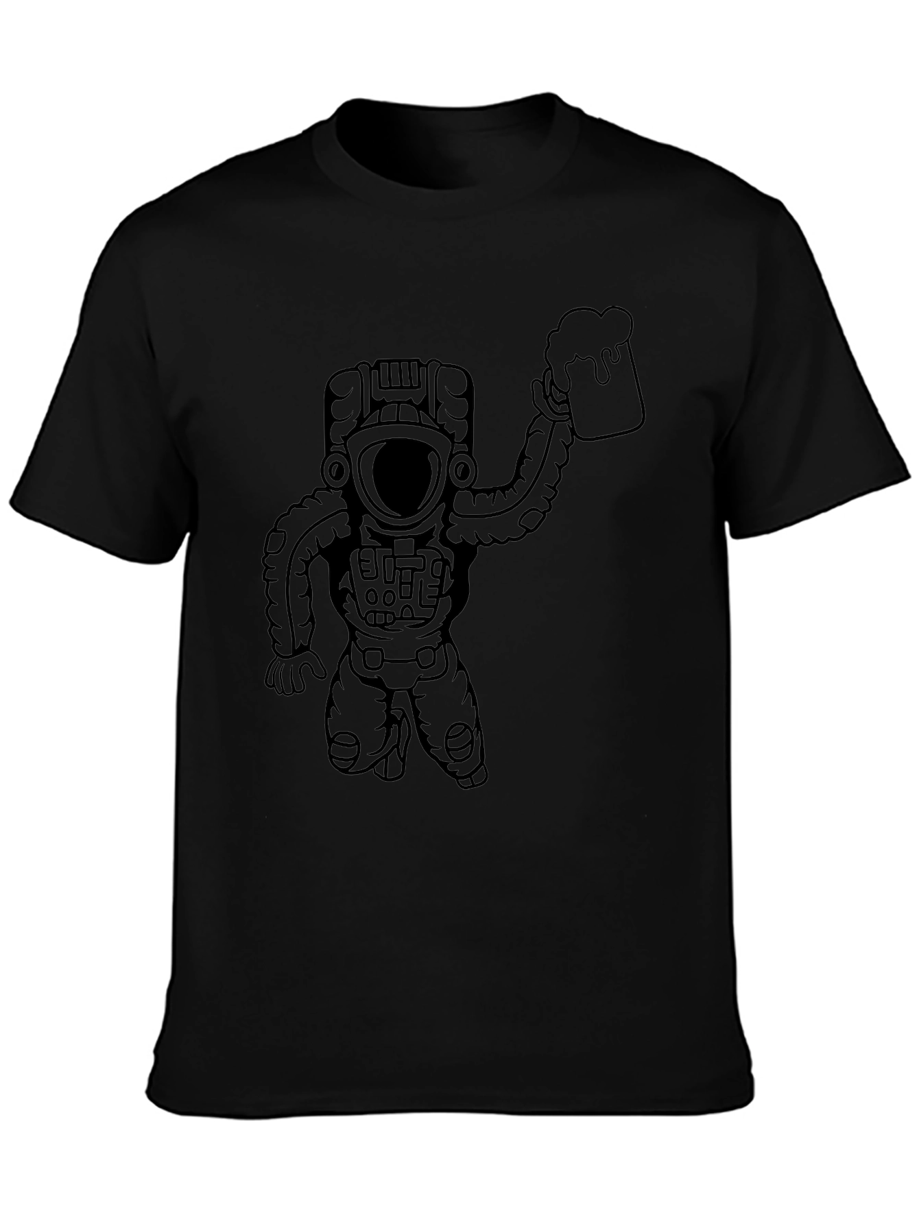 Astronaut Beer T-Shirt - Space Drinking Tee