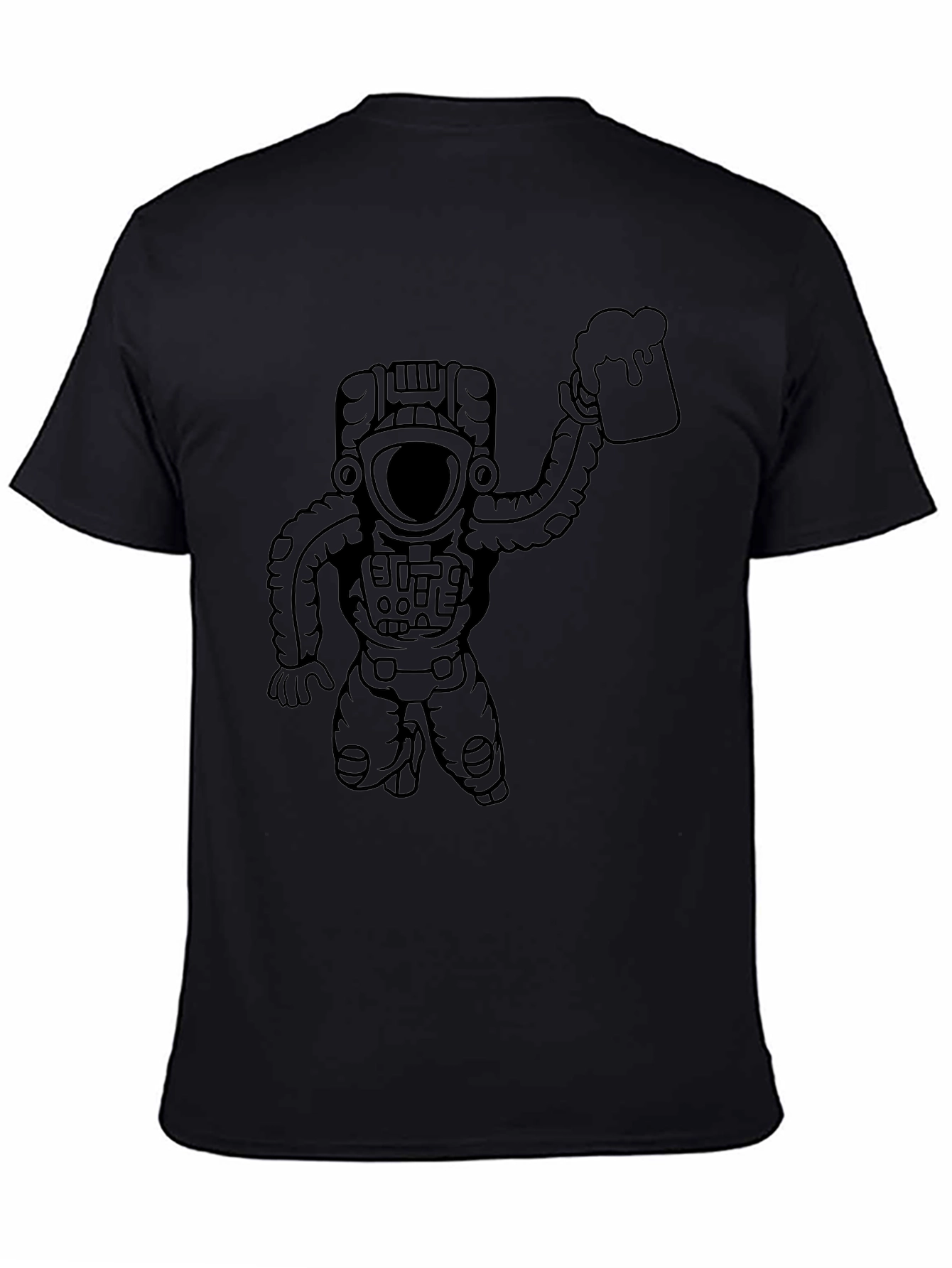 Astronaut Beer T-Shirt - Space Drinking Tee