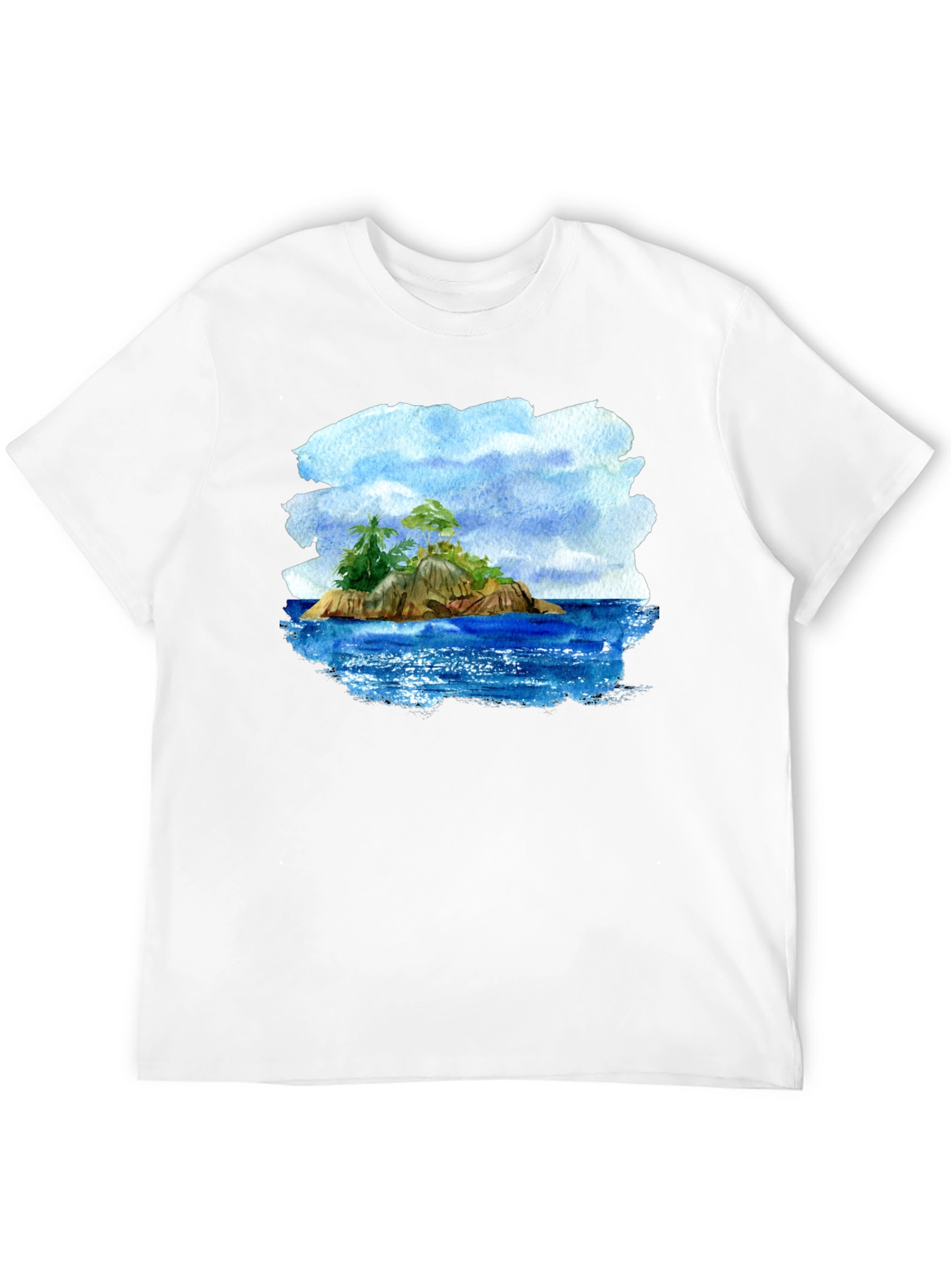 Island Graphic Print Tee