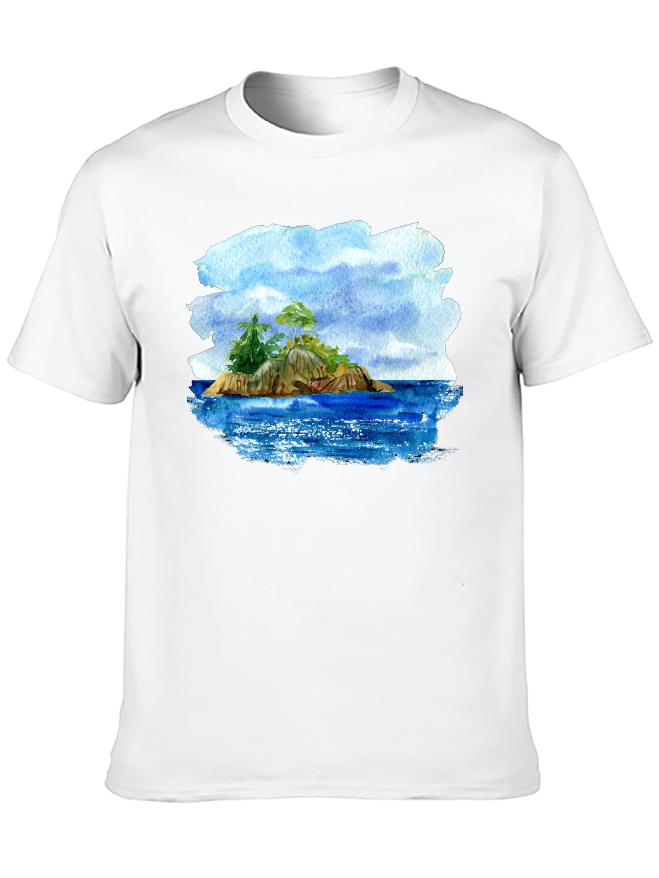 Island Graphic Print Tee