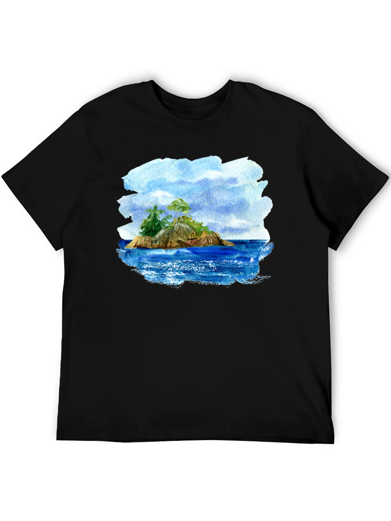 Island Graphic Print Tee