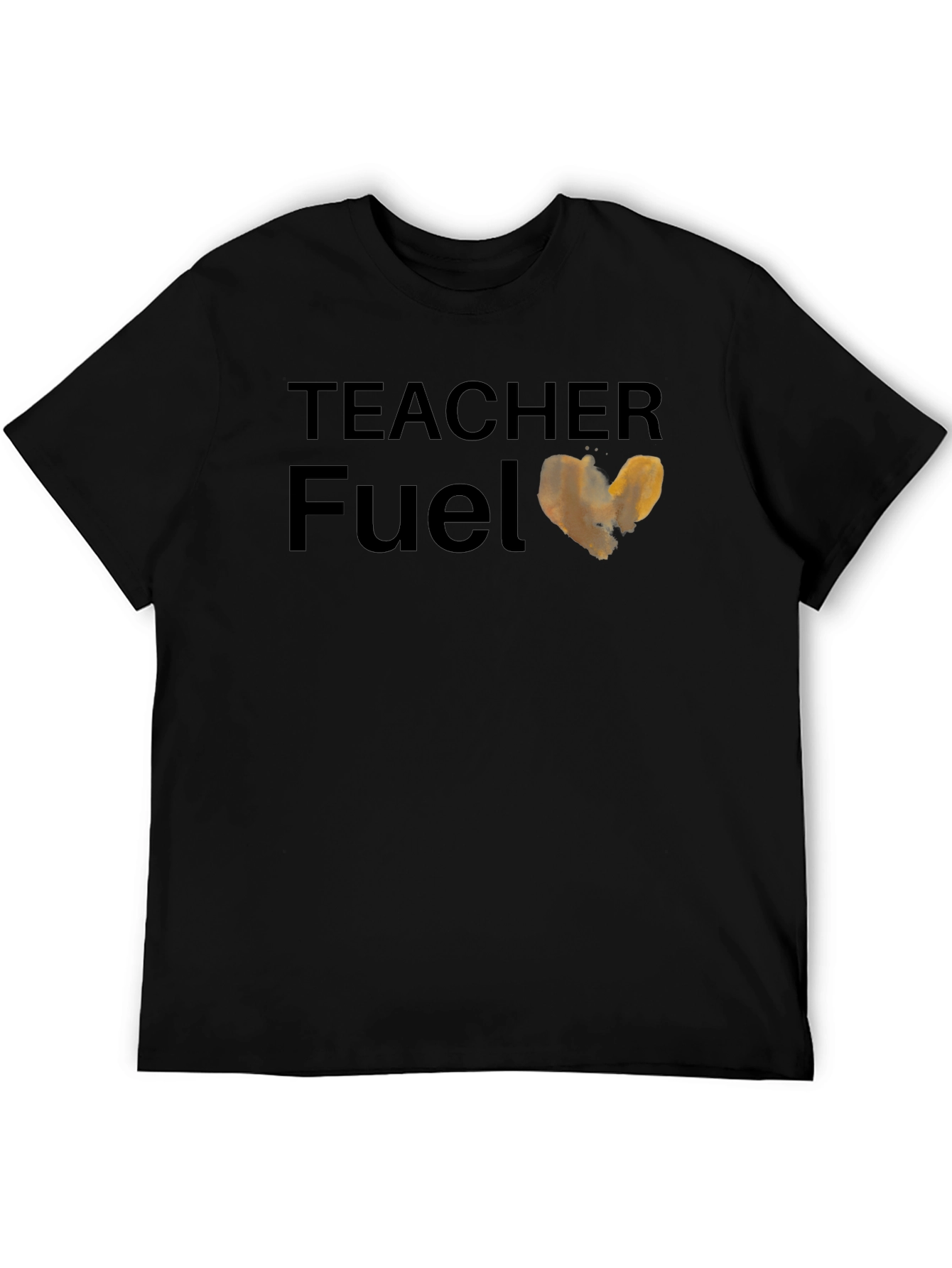 Teacher Fuel T-Shirt - Coffee Heart Design