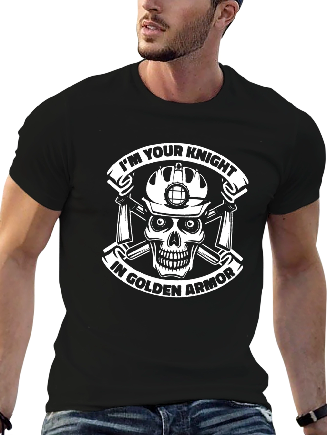 Im Your Knight in Golden Armor T-Shirt
