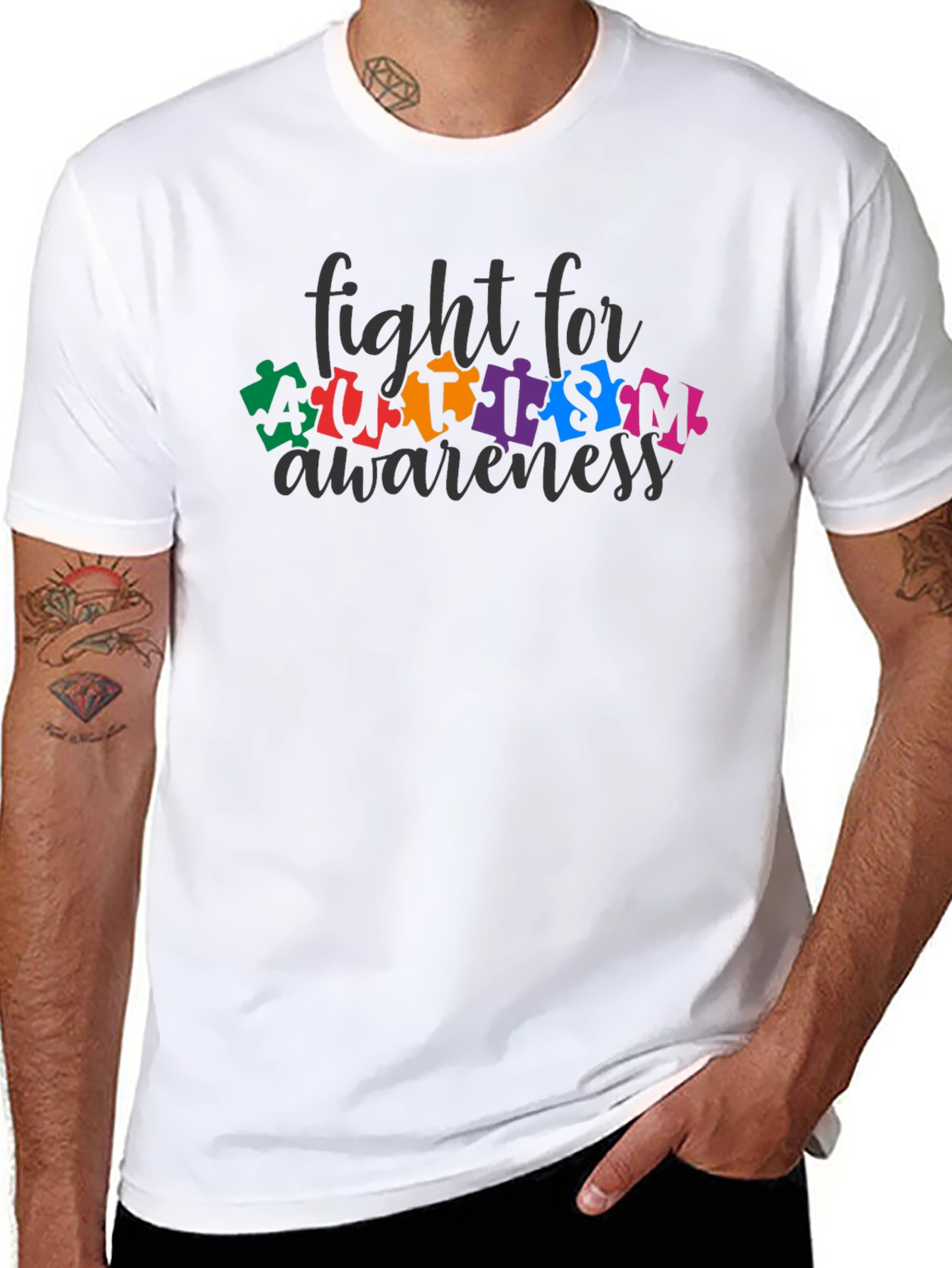 Autism Awareness Puzzle Piece T-Shirt