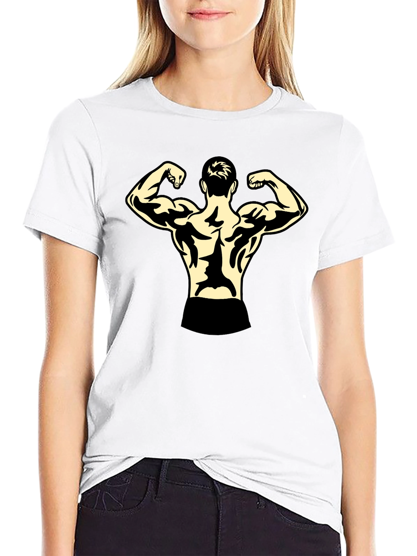 Black Bodybuilder Graphic Tee