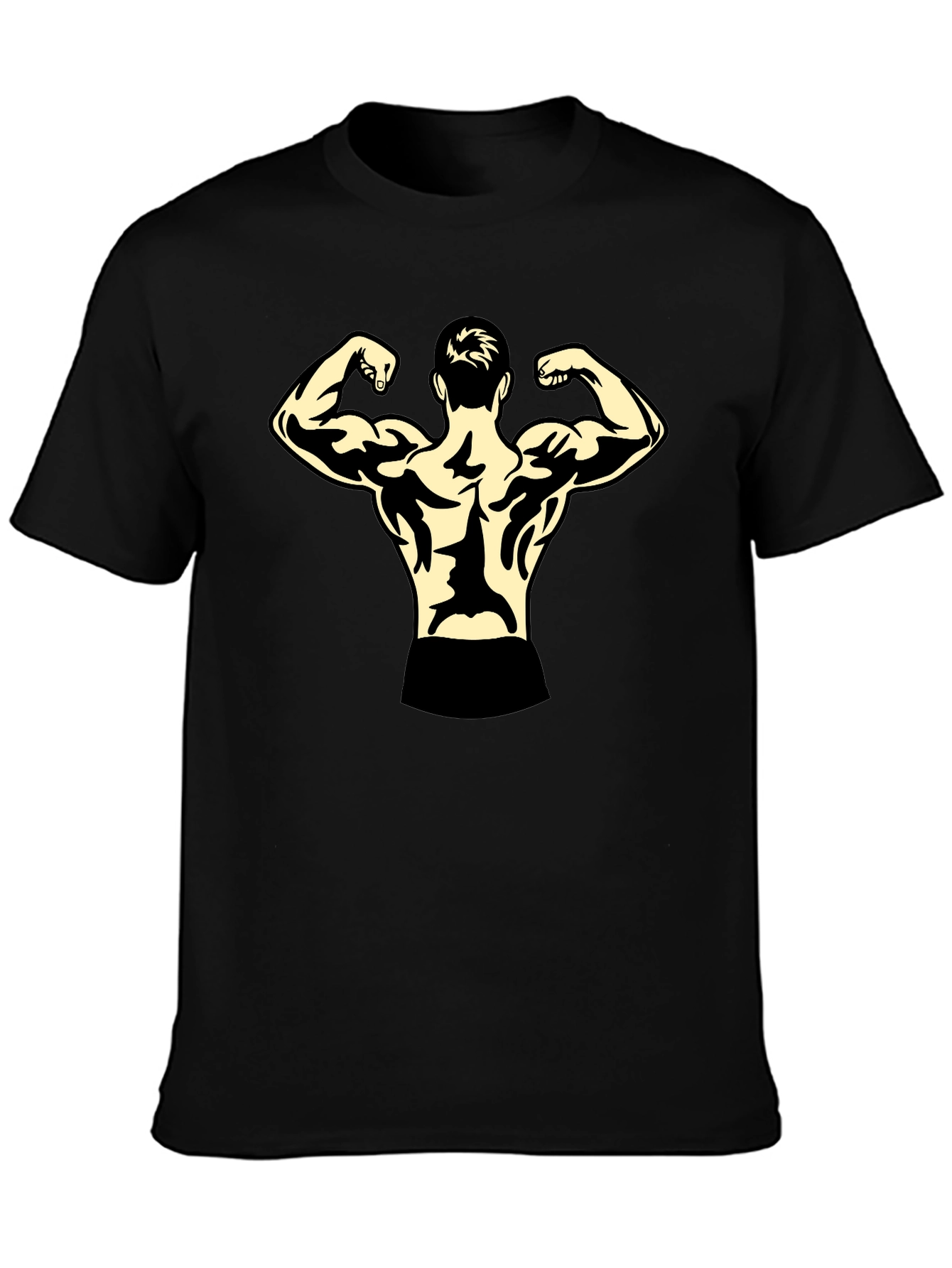 Black Bodybuilder Graphic Tee
