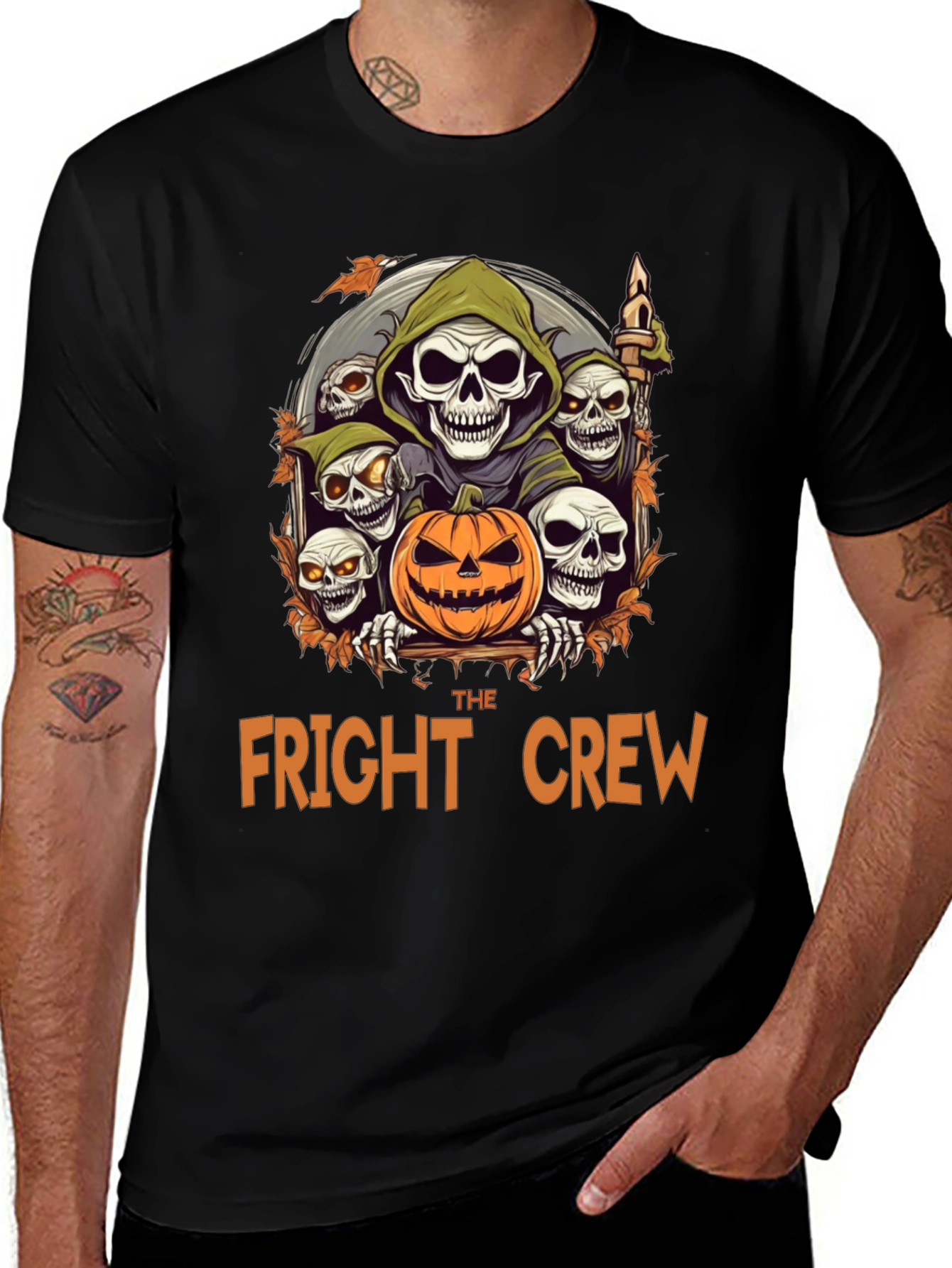 The Fright Crew Halloween Graphic Tee