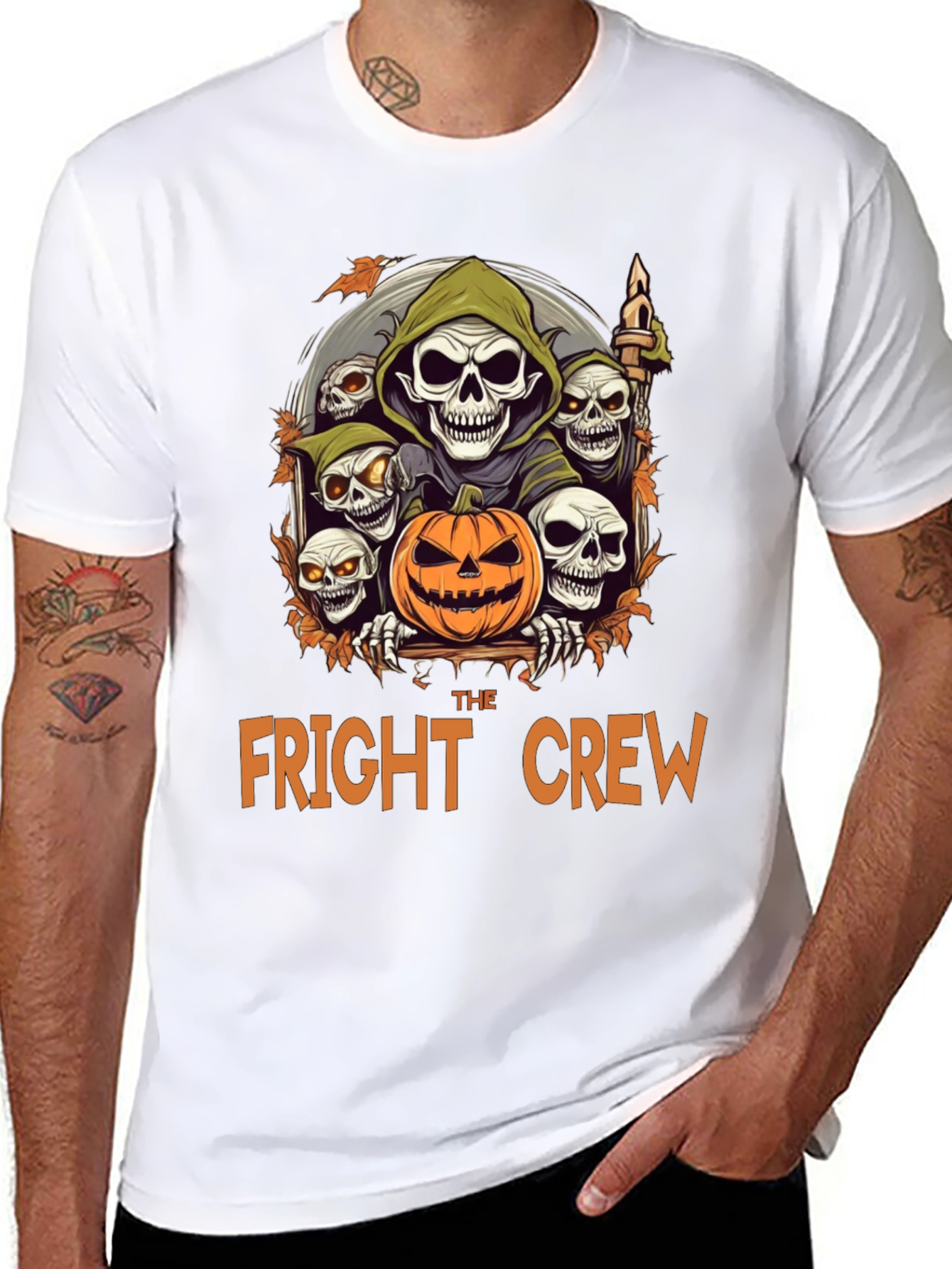 The Fright Crew Halloween Graphic Tee