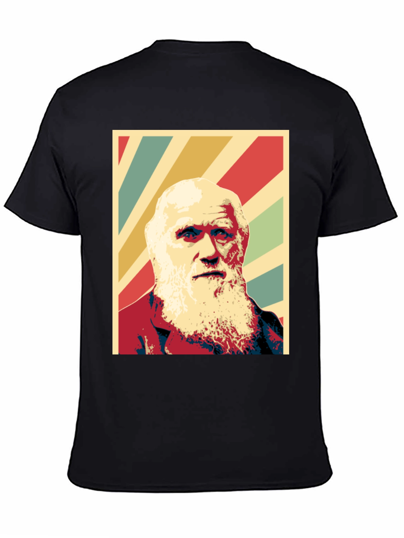Darwin Graphic Print T-Shirt - Black