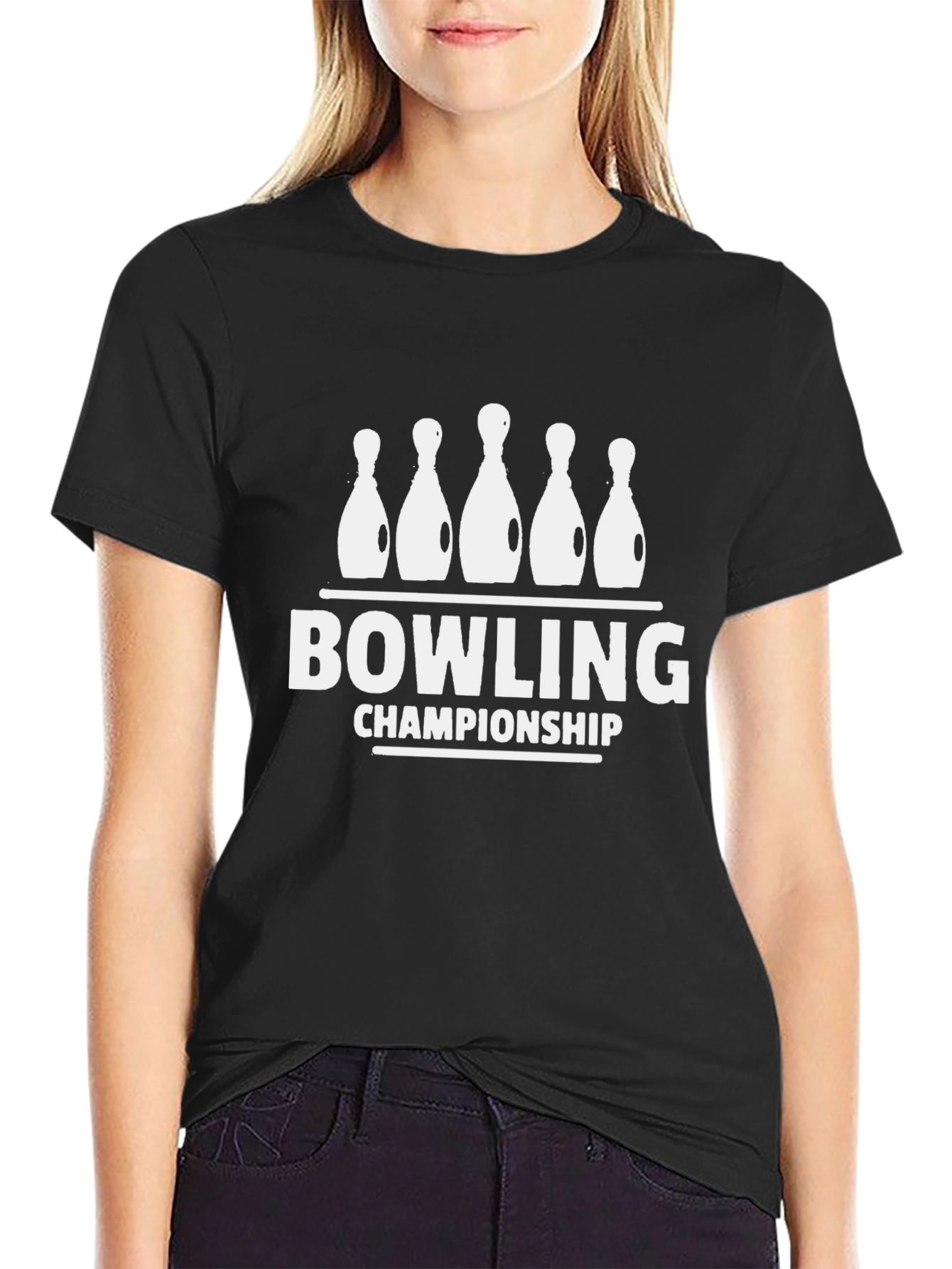 Bowling Championship Graphic T-Shirt