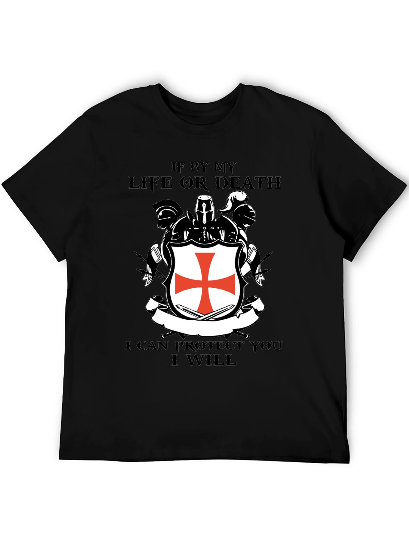 Crusader T-Shirt - Knights Templar Tee - Protector