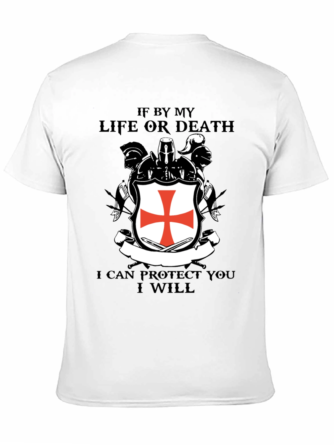 Crusader T-Shirt - Knights Templar Tee - Protector