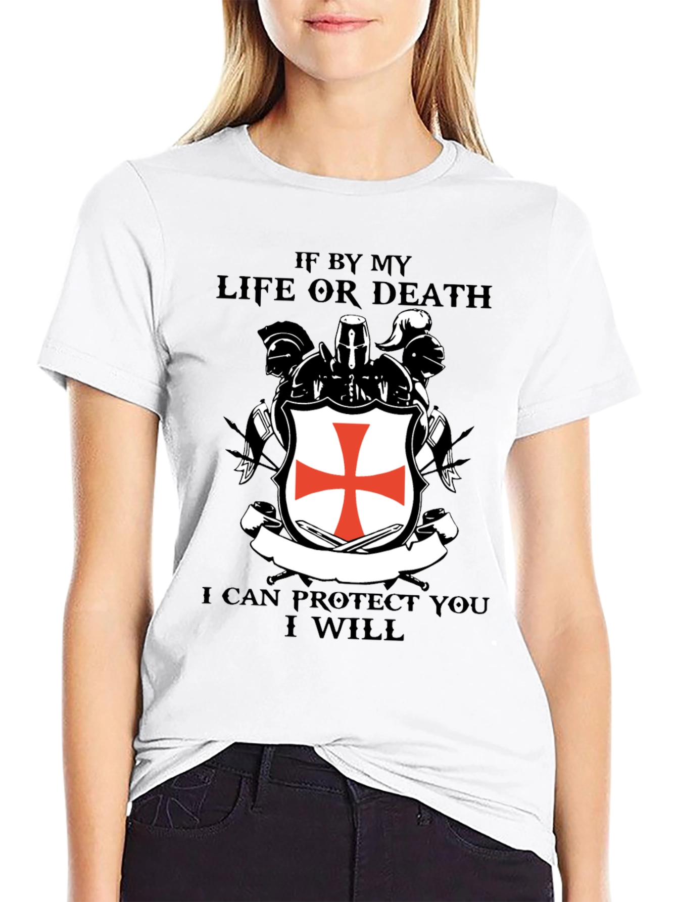 Crusader T-Shirt - Knights Templar Tee - Protector