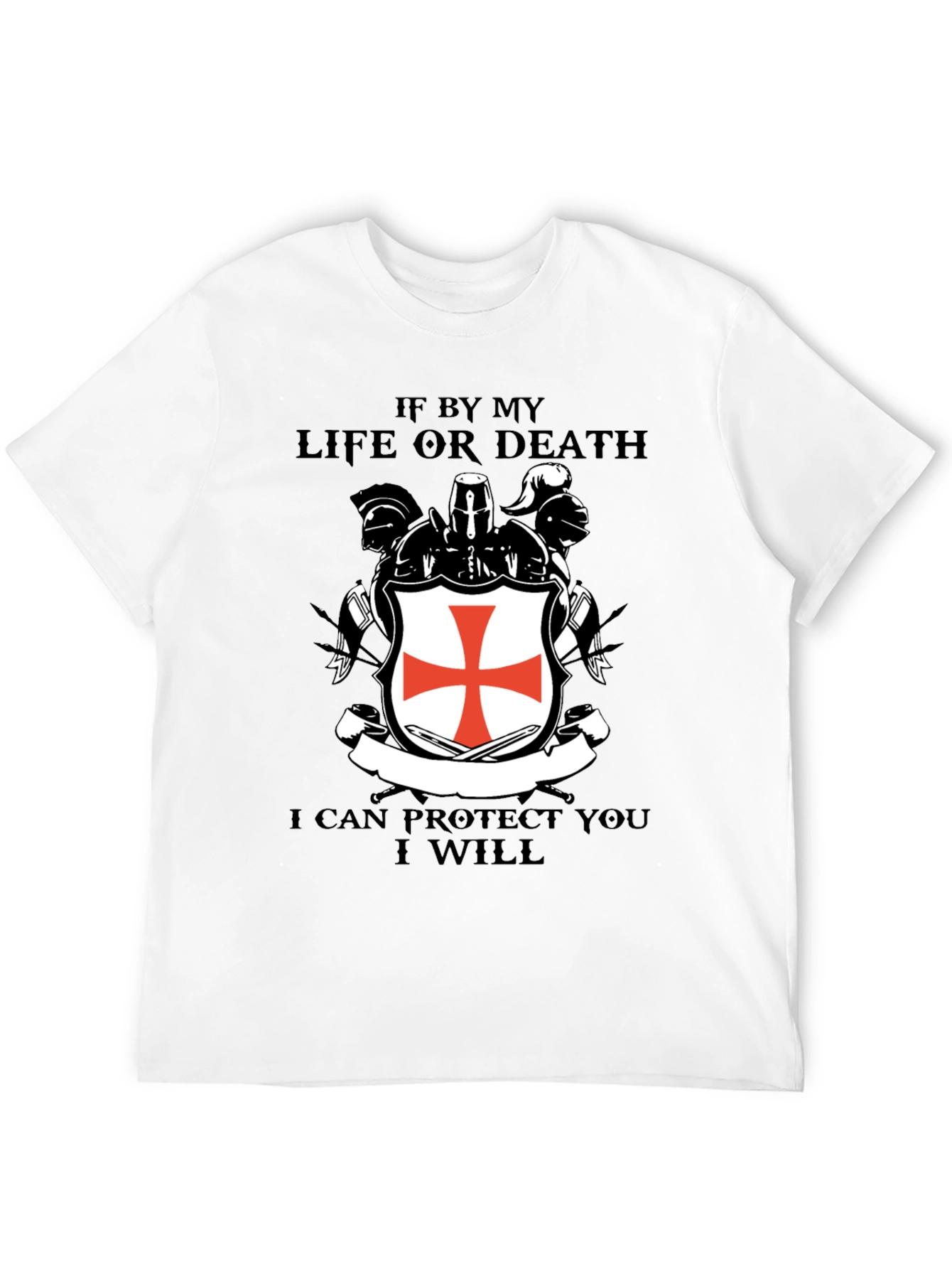 Crusader T-Shirt - Knights Templar Tee - Protector